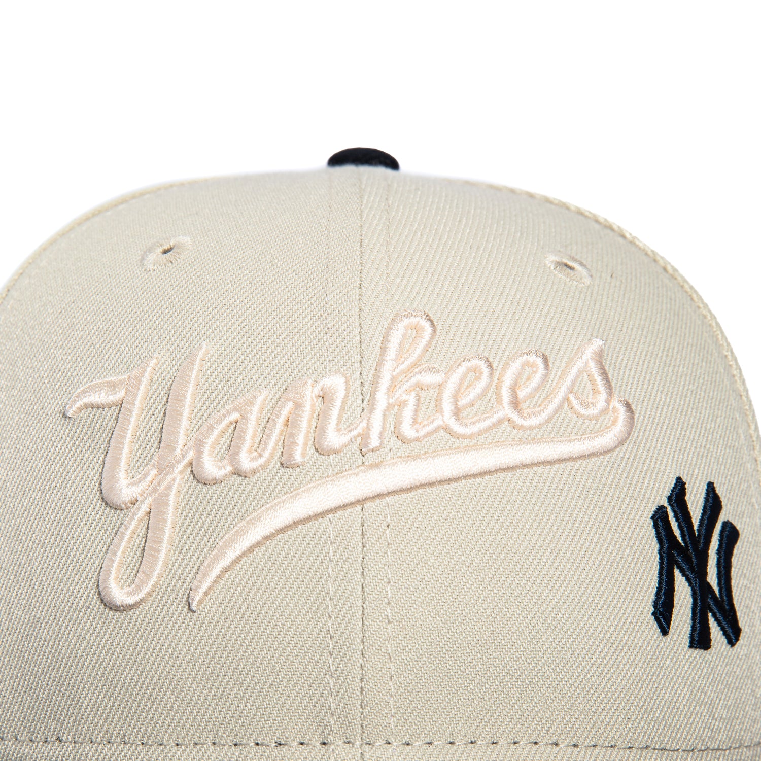 New Era 59Fifty Flawless Script New York Yankees 1978 World Series Patch Hat - Stone, Navy