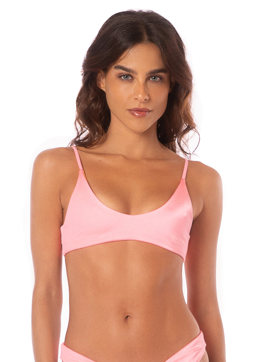 Maaji Orchid Pink Liberties Classic Bralette Bikini Top