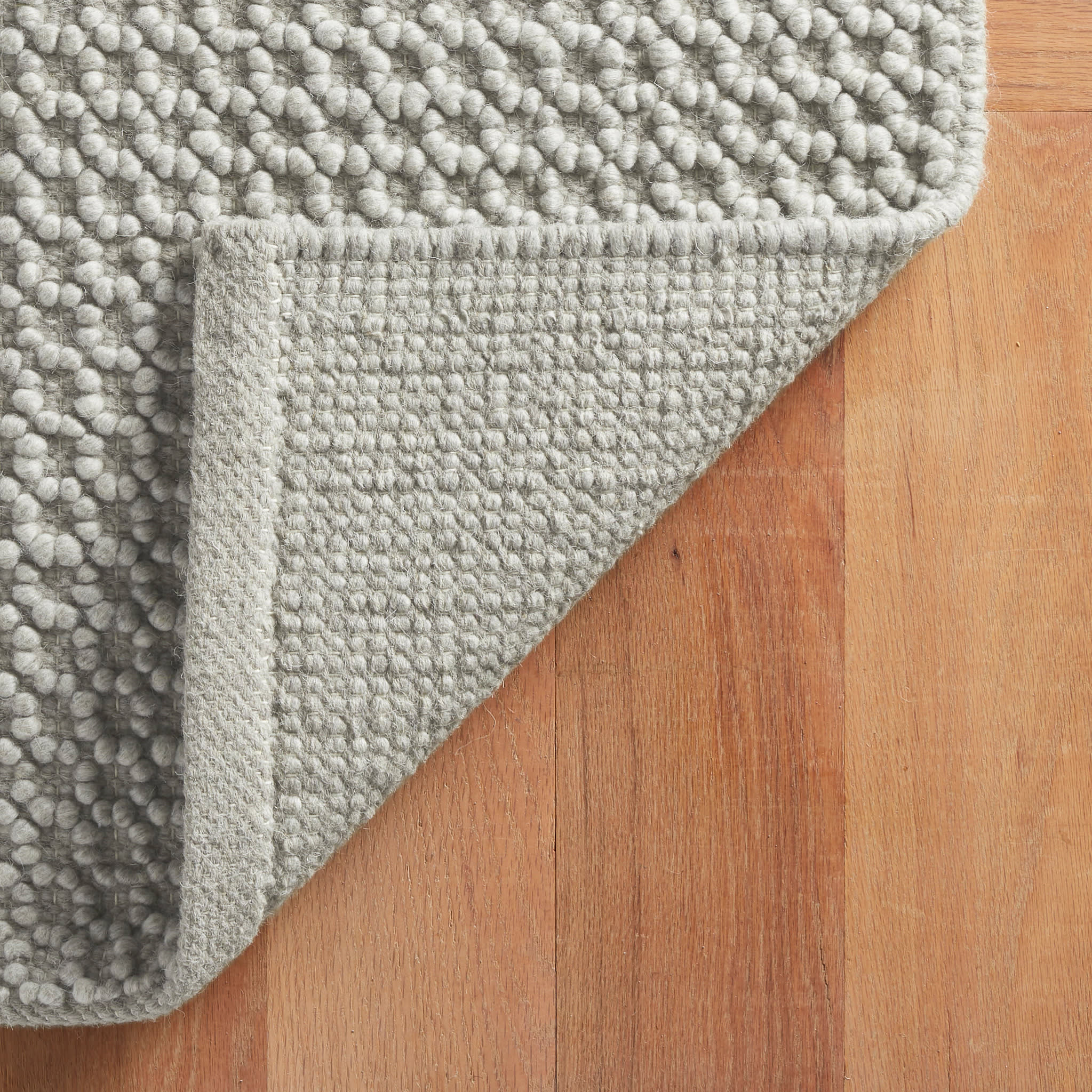 Hooper Grey Handwoven Wool Rug