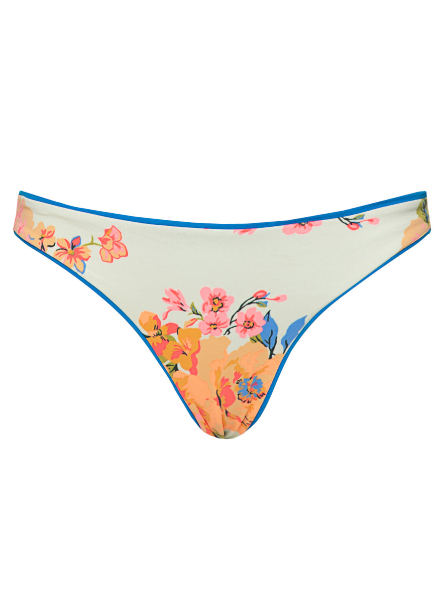 Maaji Blue Lagoon Iconic Regular Rise Thin Side Bikini Bottom