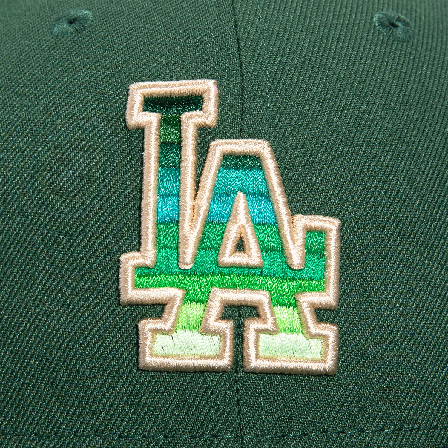 New Era 59Fifty Los Angeles Dodgers Dodger Stadium Patch Gradient Hat - Green, Green