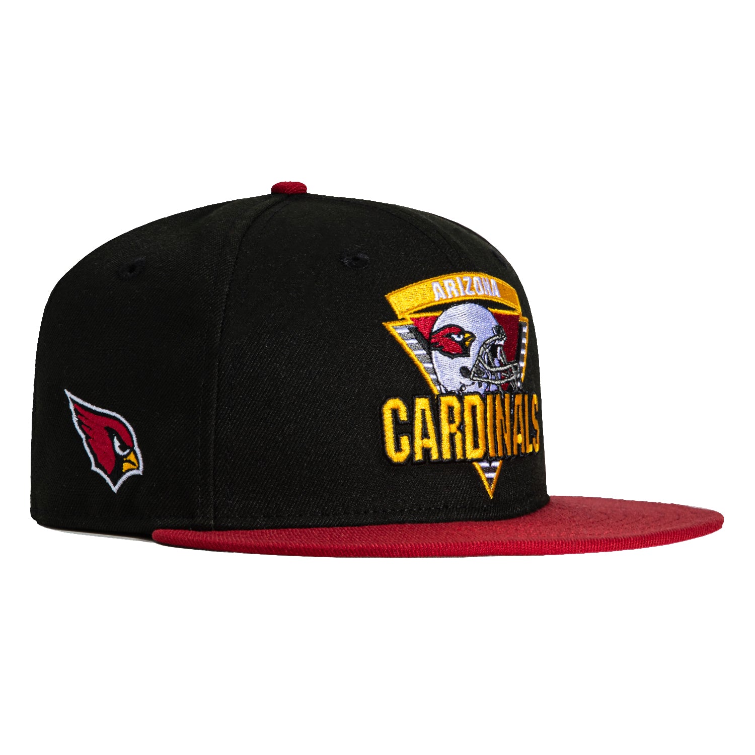 New Era 59Fifty Arizona Cardinals Logo Patch Triangle Hat - Black, Cardinal