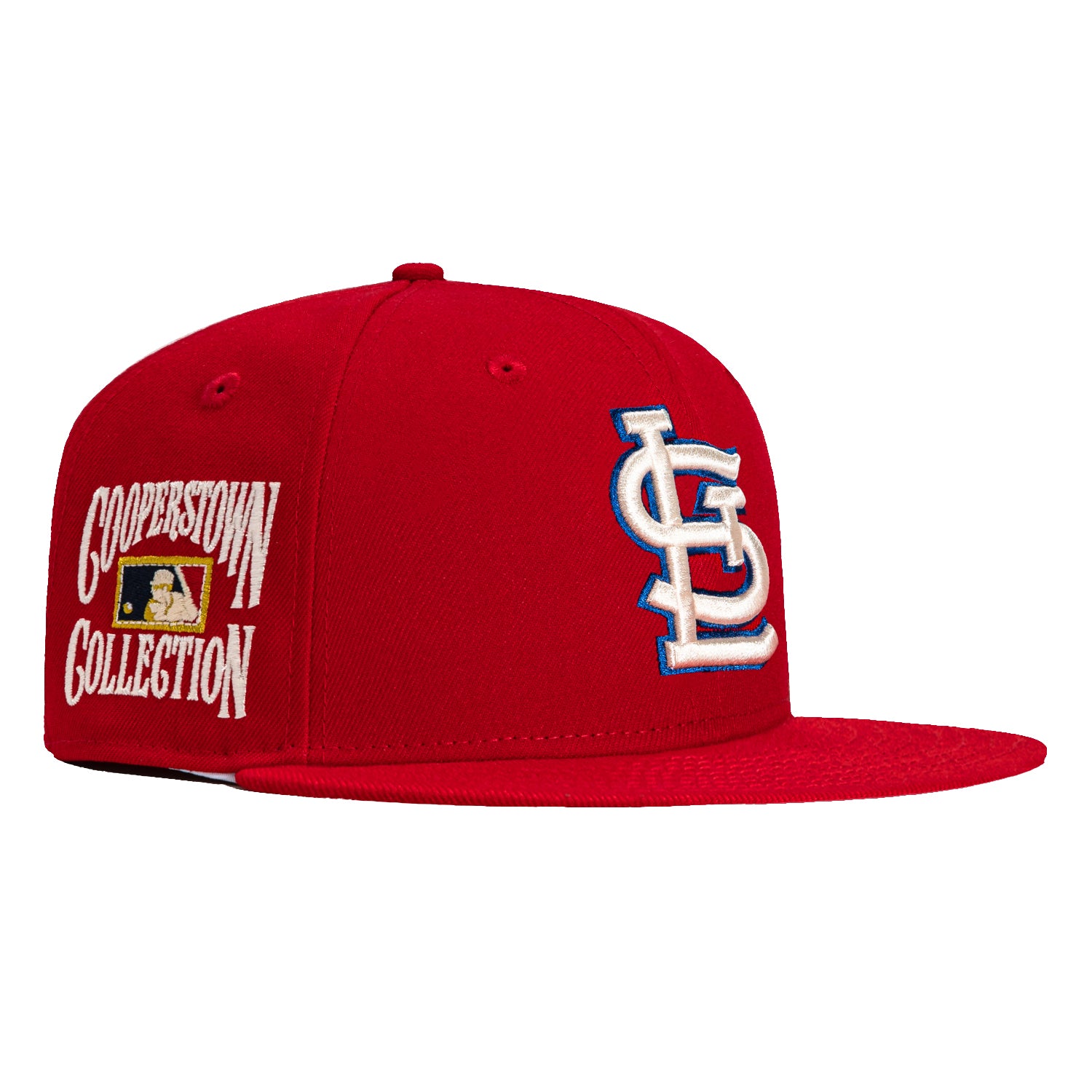 New Era 59Fifty St Louis Cardinals Cooperstown Collection Patch Hat - Red