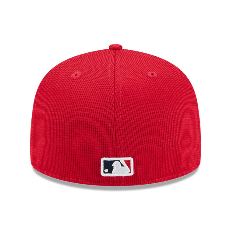 New Era 59Fifty Cleveland Guardians 2025 Spring Training Patch Hat - Red