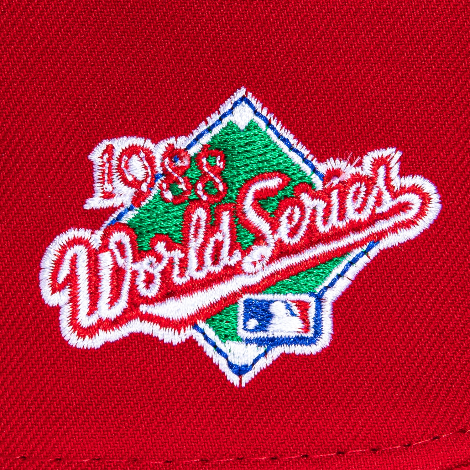 New Era 59Fifty Los Angeles Dodgers 1988 World Series Patch Hat - Red