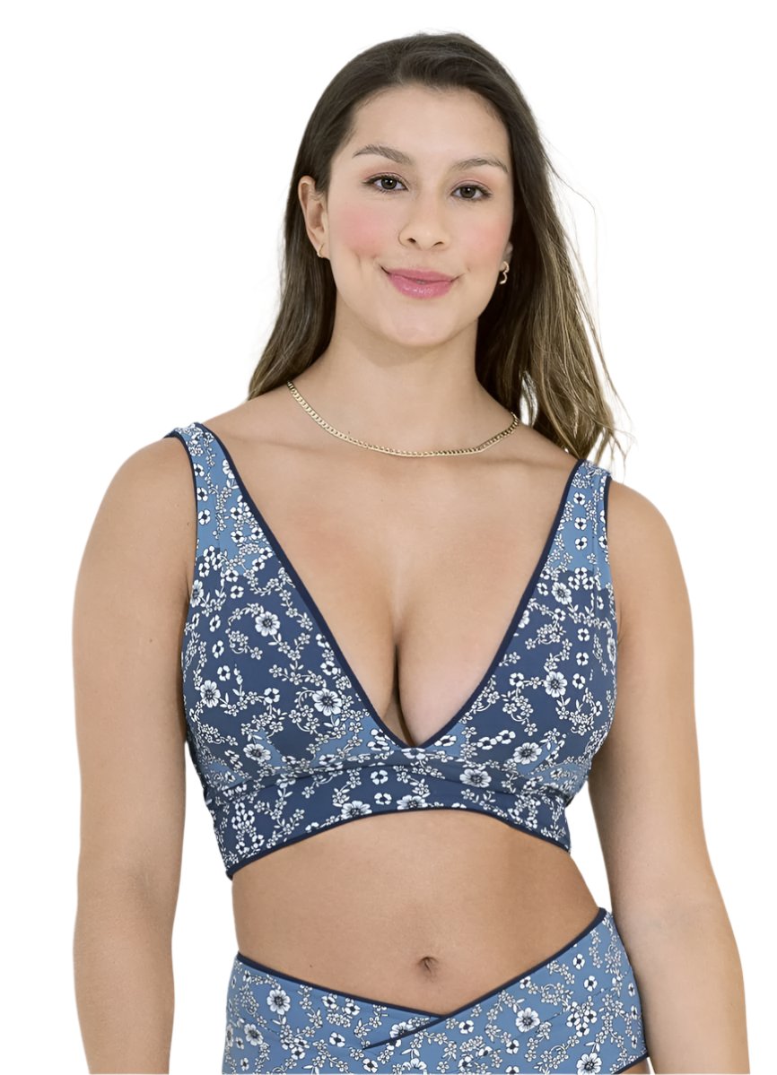 Maaji Blue Spruce Paradise D Cup Triangle Bikini Top