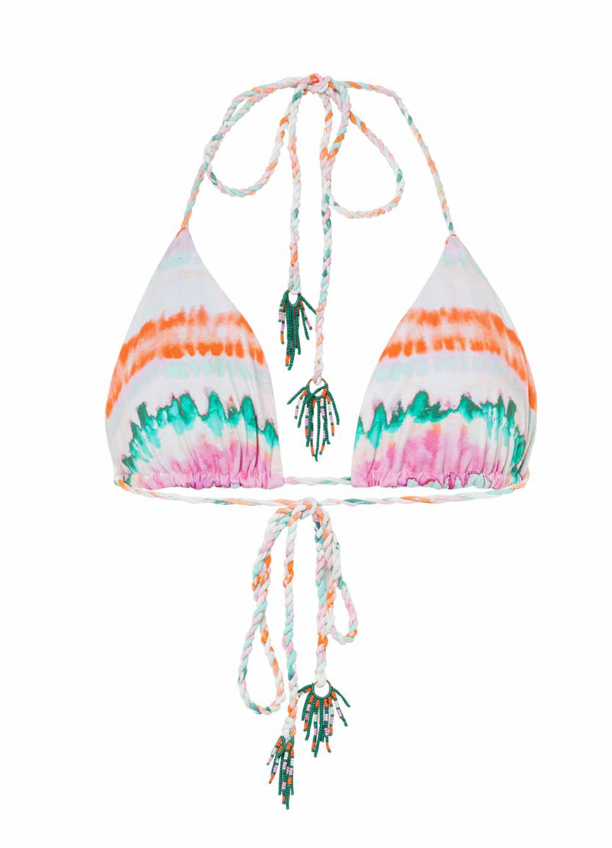 Maaji Rainbow Dye Blamy Sliding Triangle Bikini Top