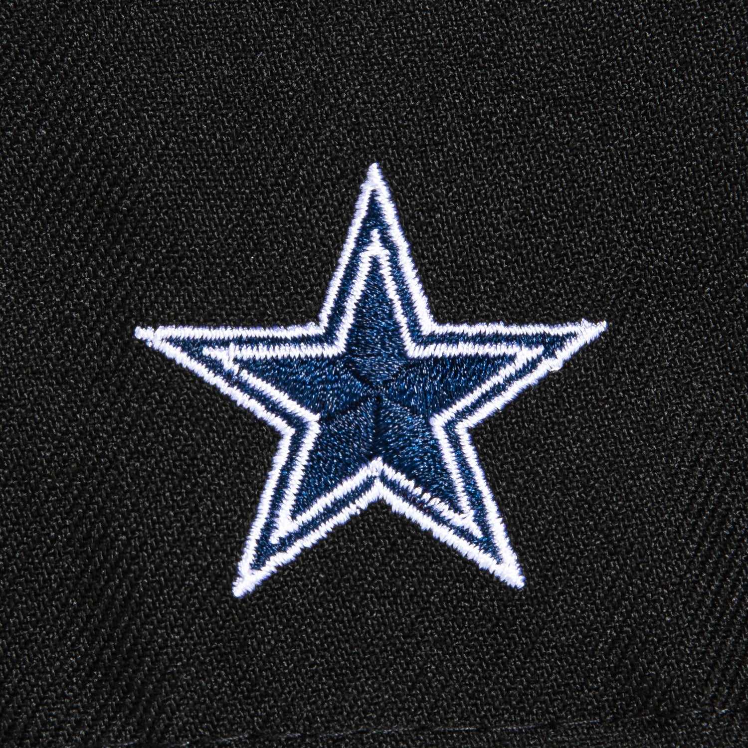 New Era 59Fifty Dallas Cowboys Logo Patch Script Hat - Black, Navy