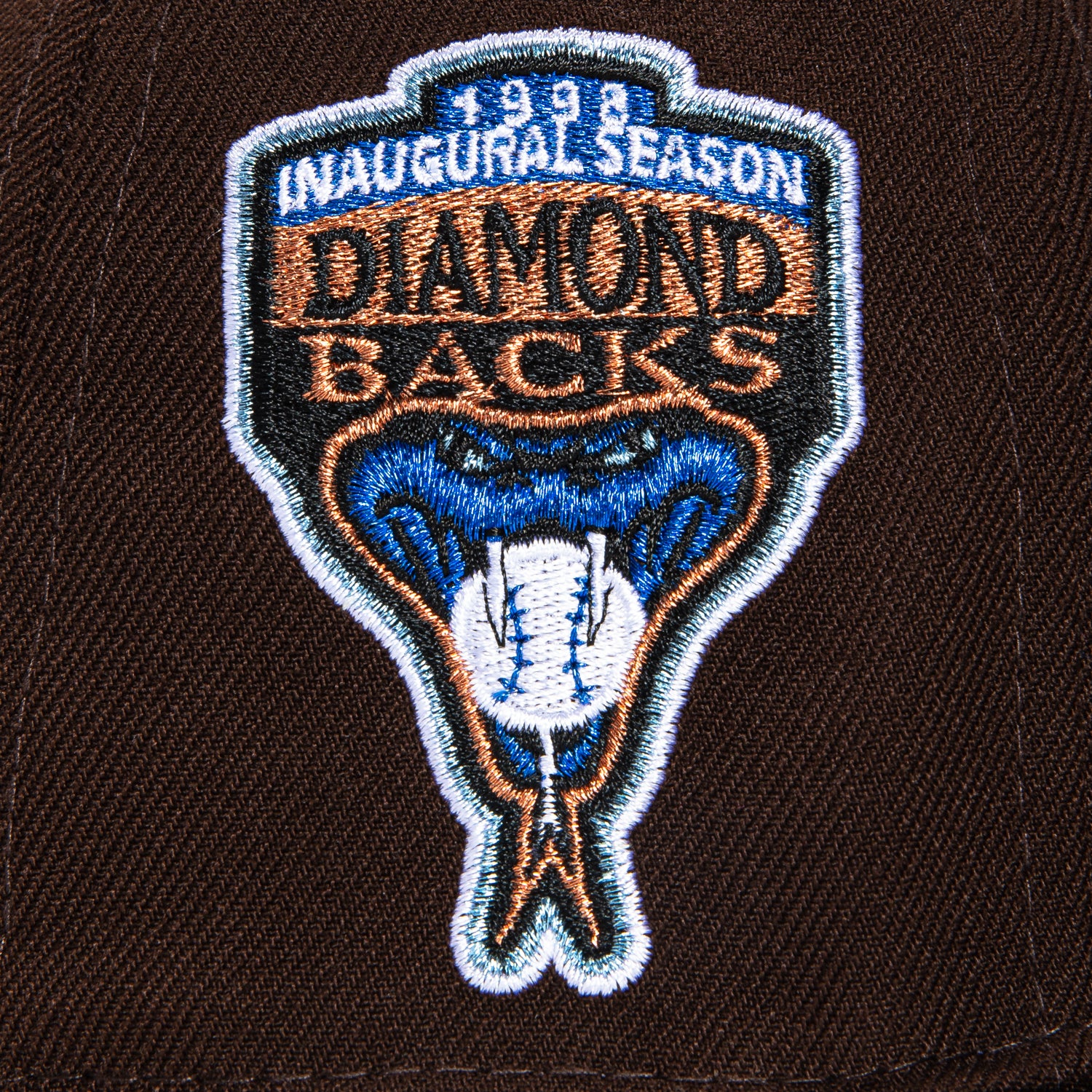 New Era 59Fifty Arizona Diamondbacks Inaugural Patch A Hat - Brown, Black