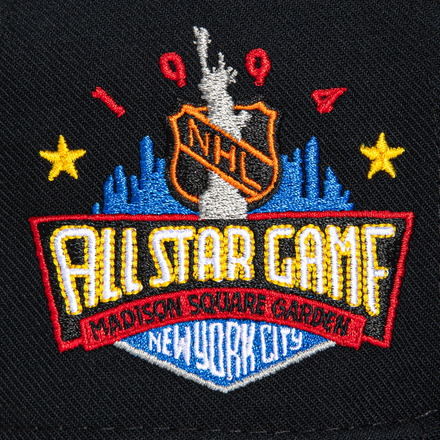 Mitchell & Ness New York Rangers 1994 All Star Game Patch Hat - Black, Royal