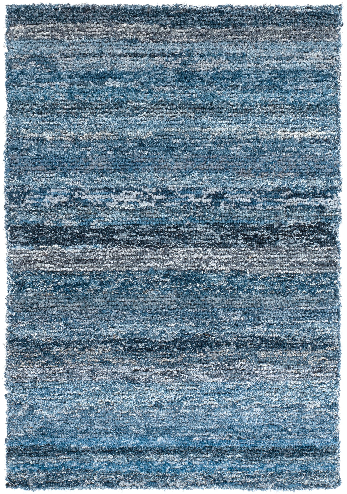 Denim Chindi Blue Hand Hooked Cotton Rug