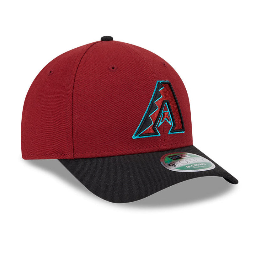 New Era 9Forty M-Crown Arizona Diamondbacks Snapback Game Hat - Sedona Red, Black