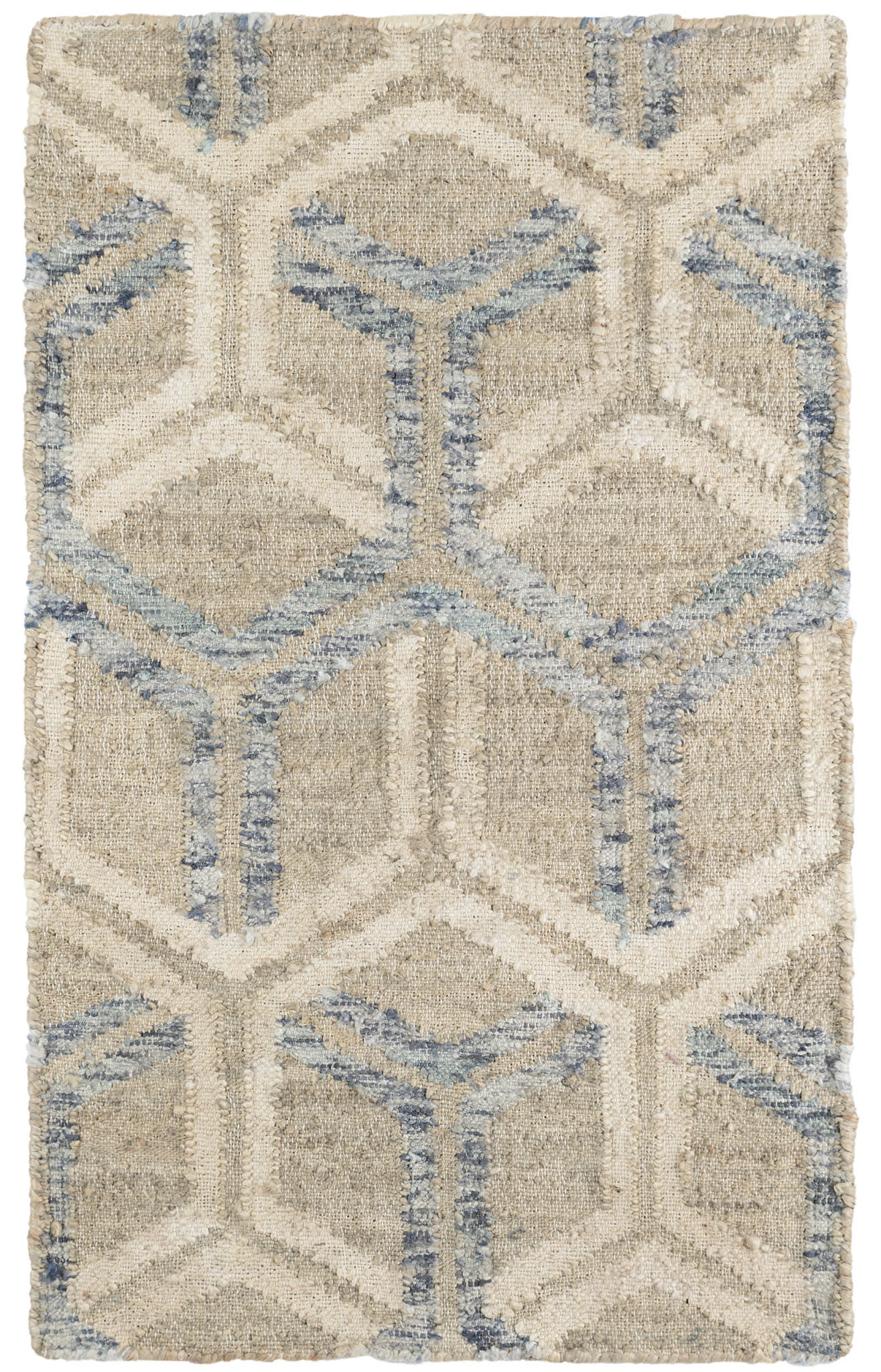 Tala Blue Handwoven Jute Rug