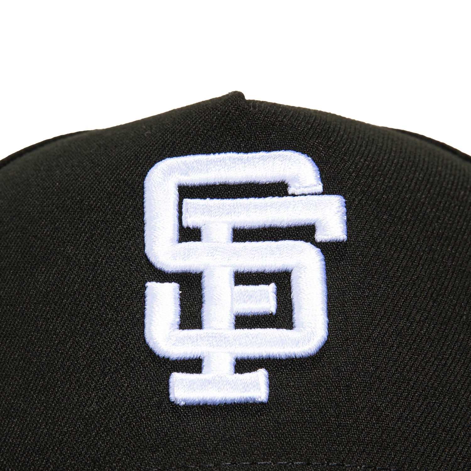 New Era 9Forty A-Frame San Francisco Giants 50th Anniversary Patch Snapback Hat - Black, White