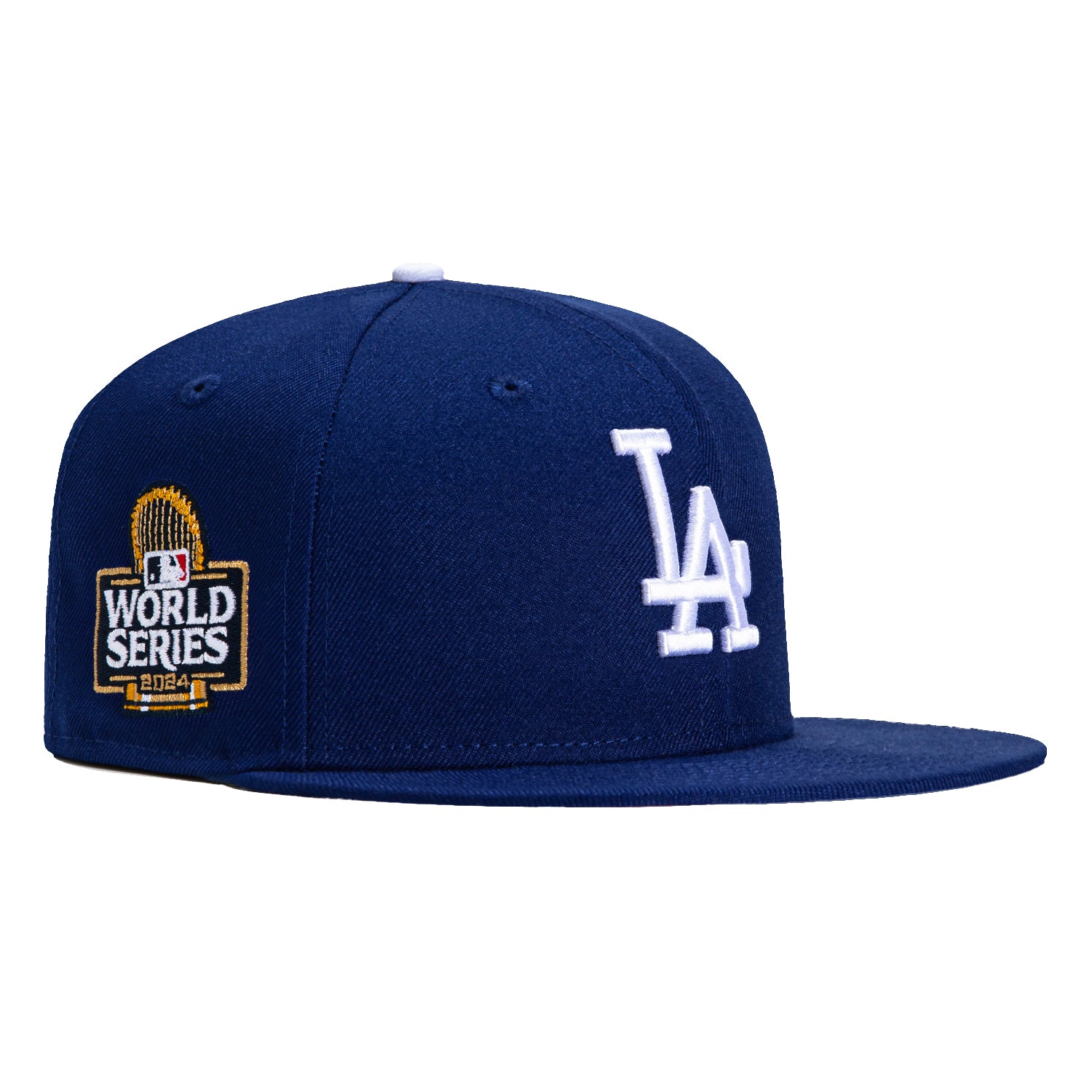 New Era 59Fifty Los Angeles Dodgers 2024 World Series Patch Game Hat - Royal