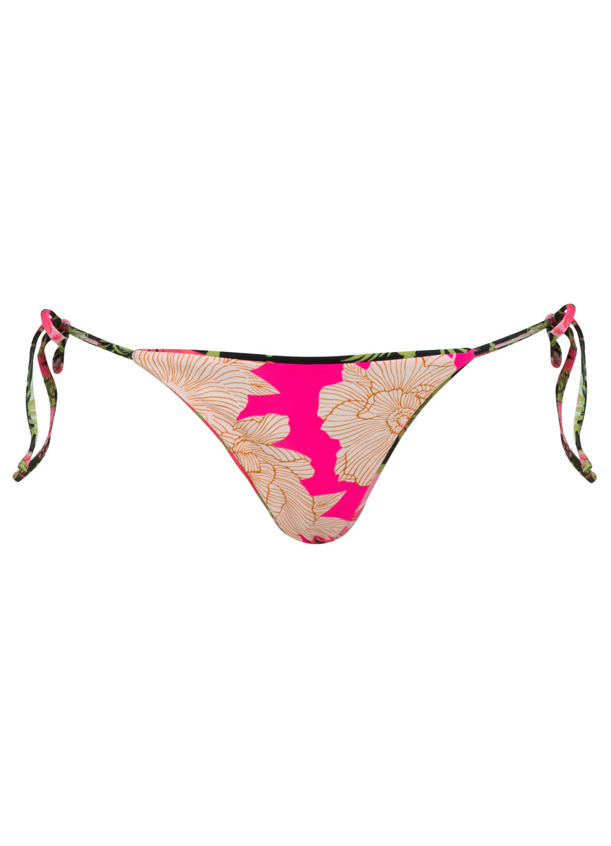 Maaji Neo Hawaiian Sunning Low Rise Tie Side Bikini Bottom