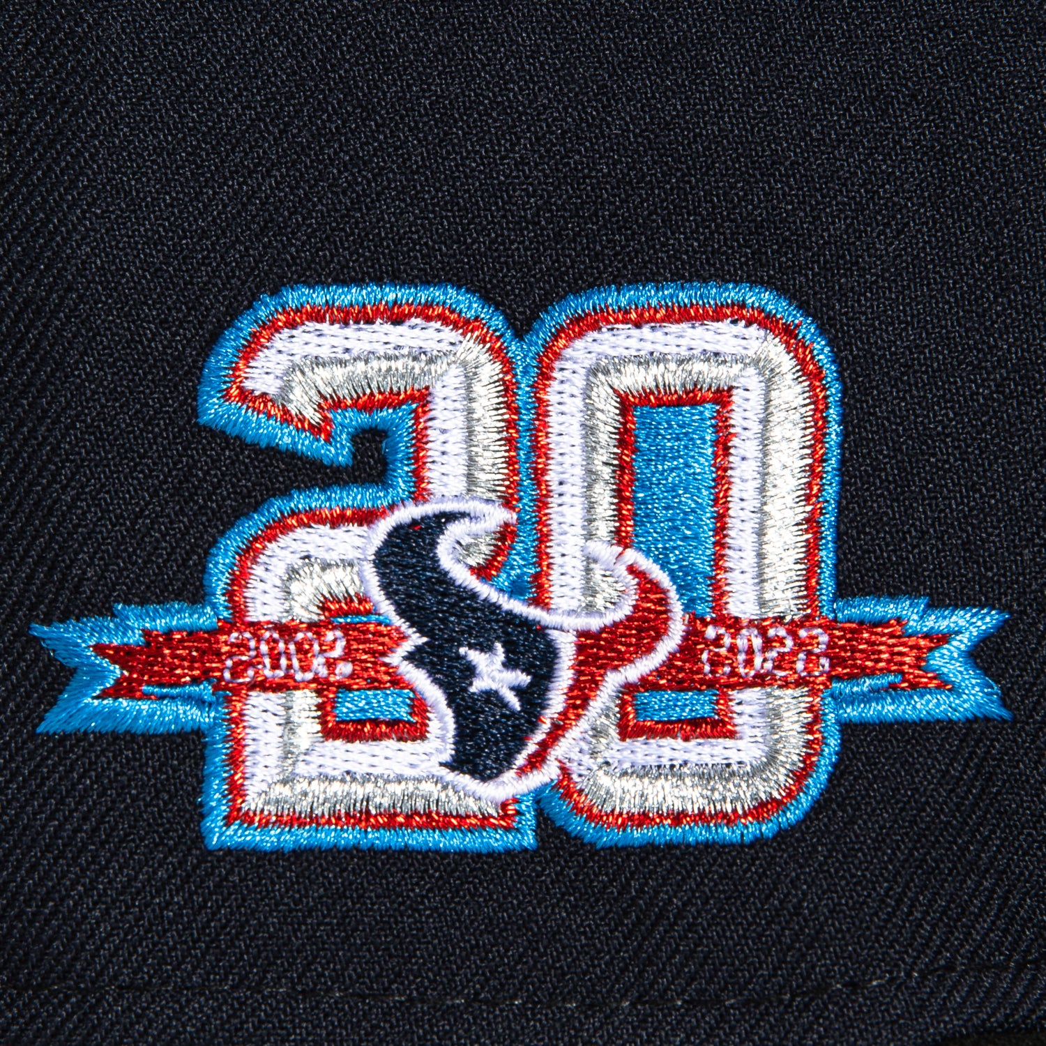 New Era 59Fifty Houston Texans 20th Anniversary Patch H Hat - Navy, Black