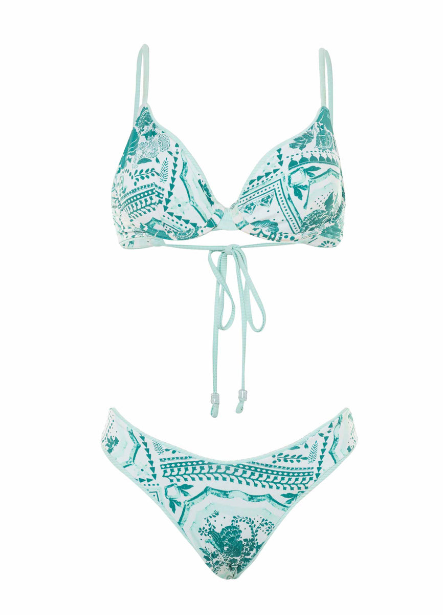 Maaji Fair Aqua Valery Double V Bikini Bottom