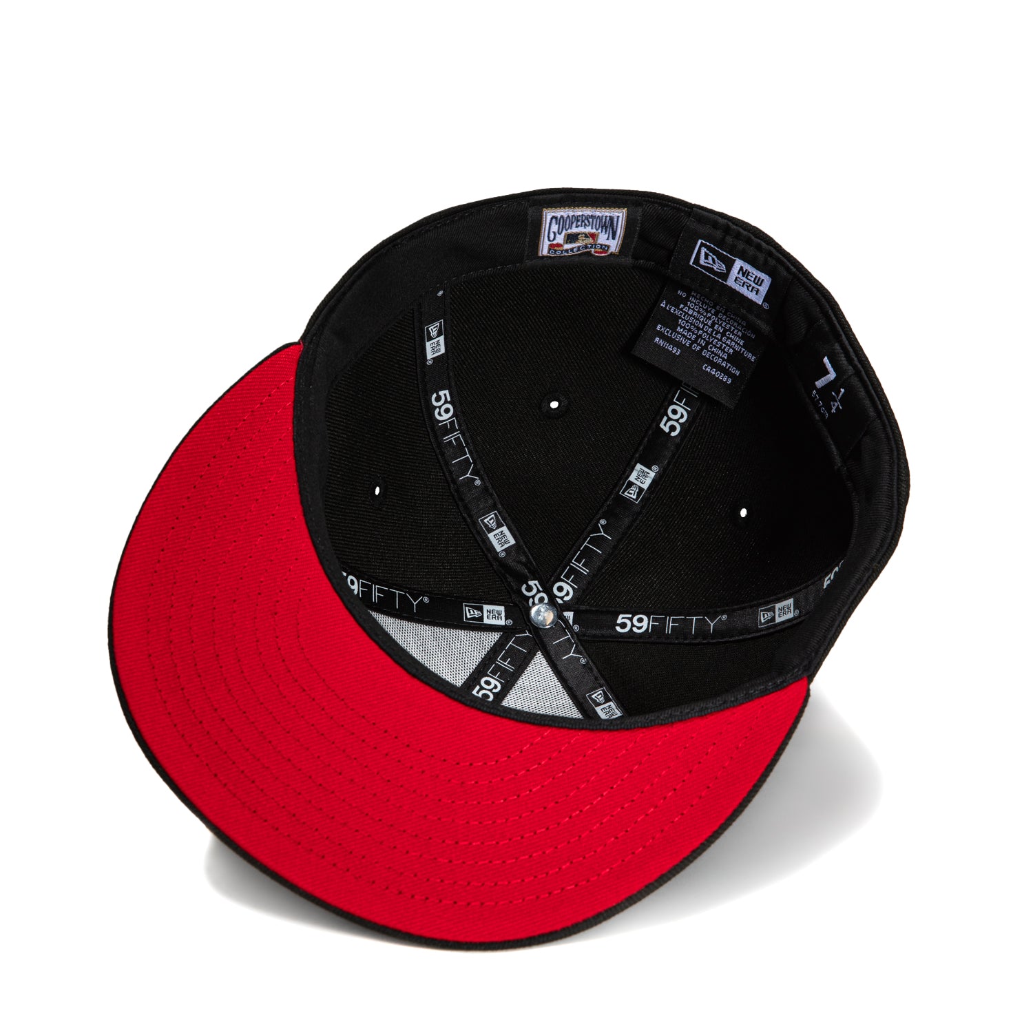 New Era 59Fifty Texas Rangers 1995 All Star Game Patch Red UV Hat - Black