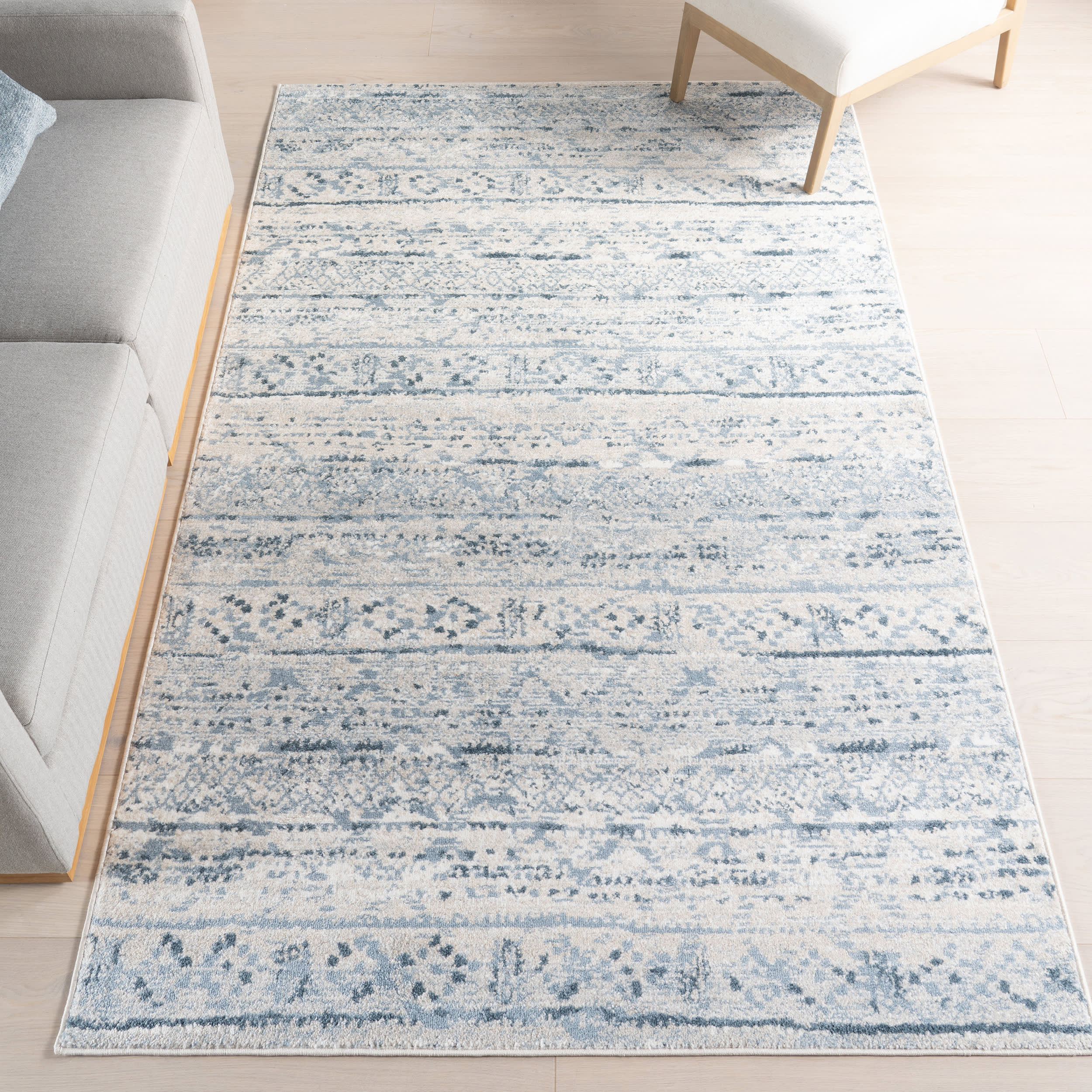 Vintage Moroccan Rug | Blue