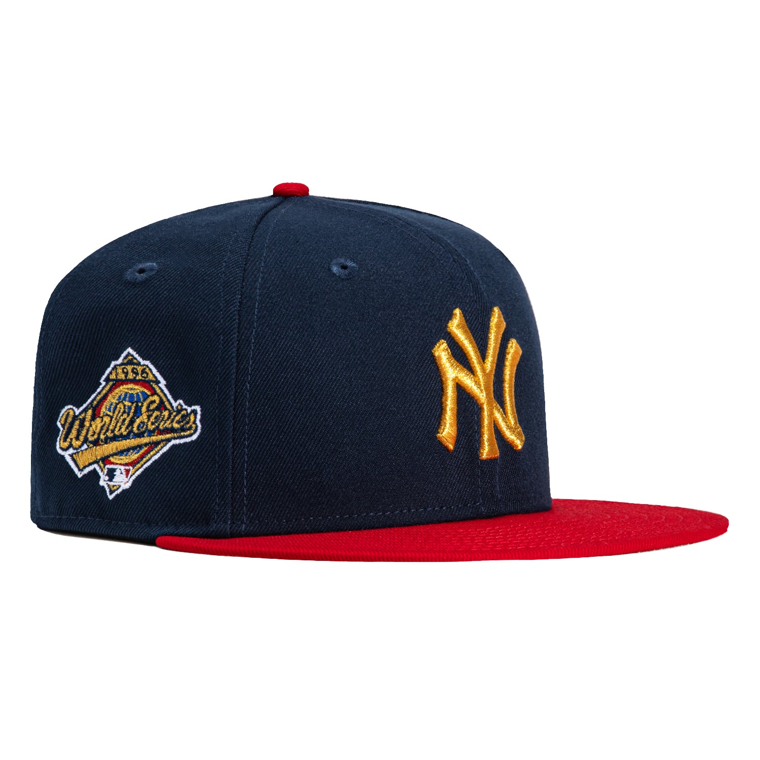 New Era 59Fifty New York Yankees 1996 World Series Patch Hat - Navy, Red, Metallic Gold