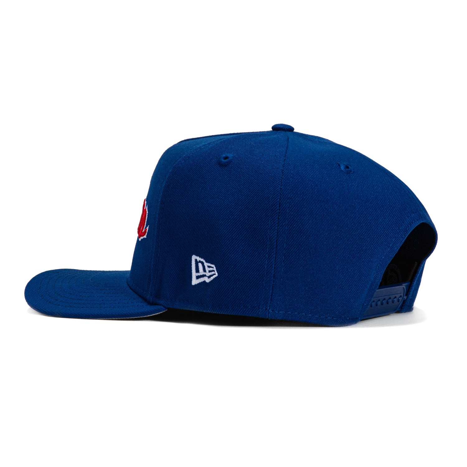 New Era 9Fifty A-Frame New York Rangers Logo Patch Snapback Script Hat - Royal