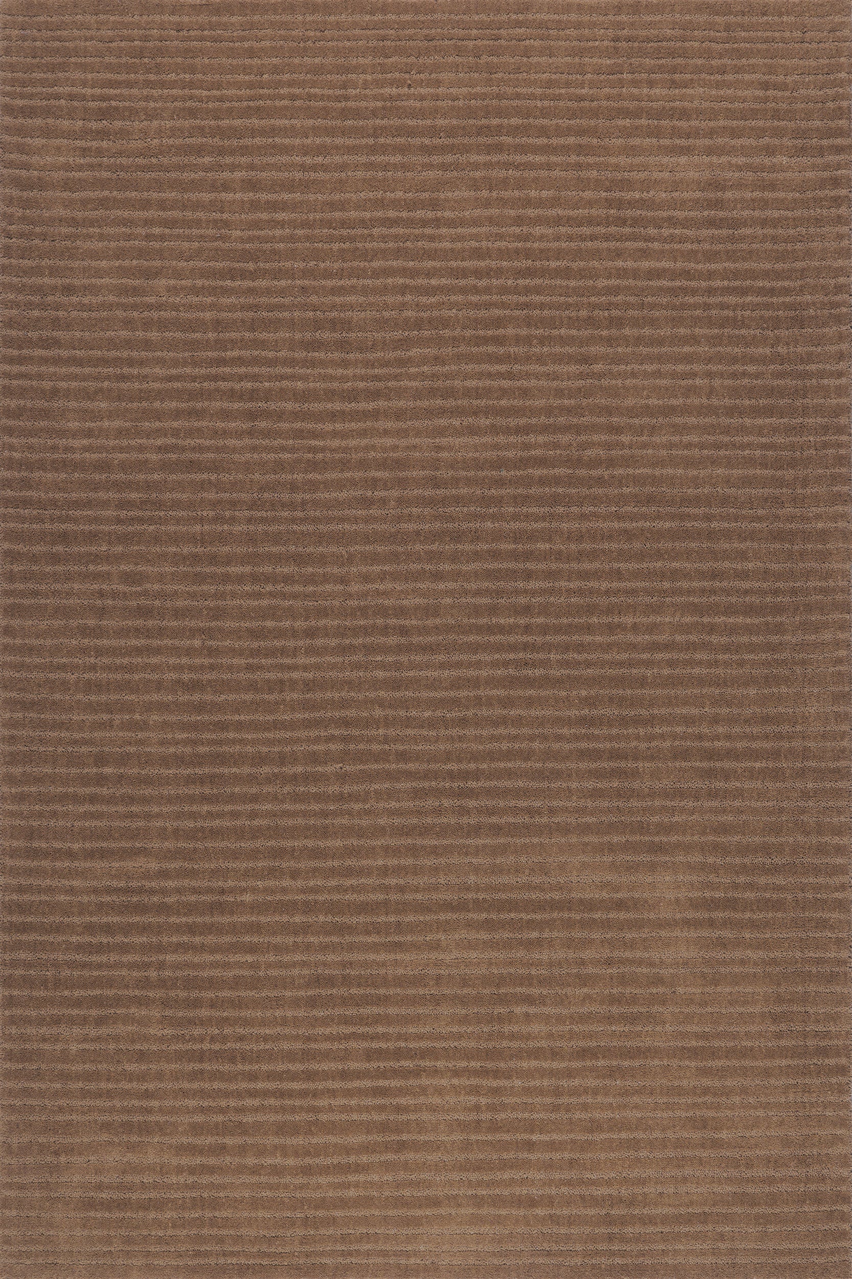 Southwest Striped Wool Rug | Dark Brown