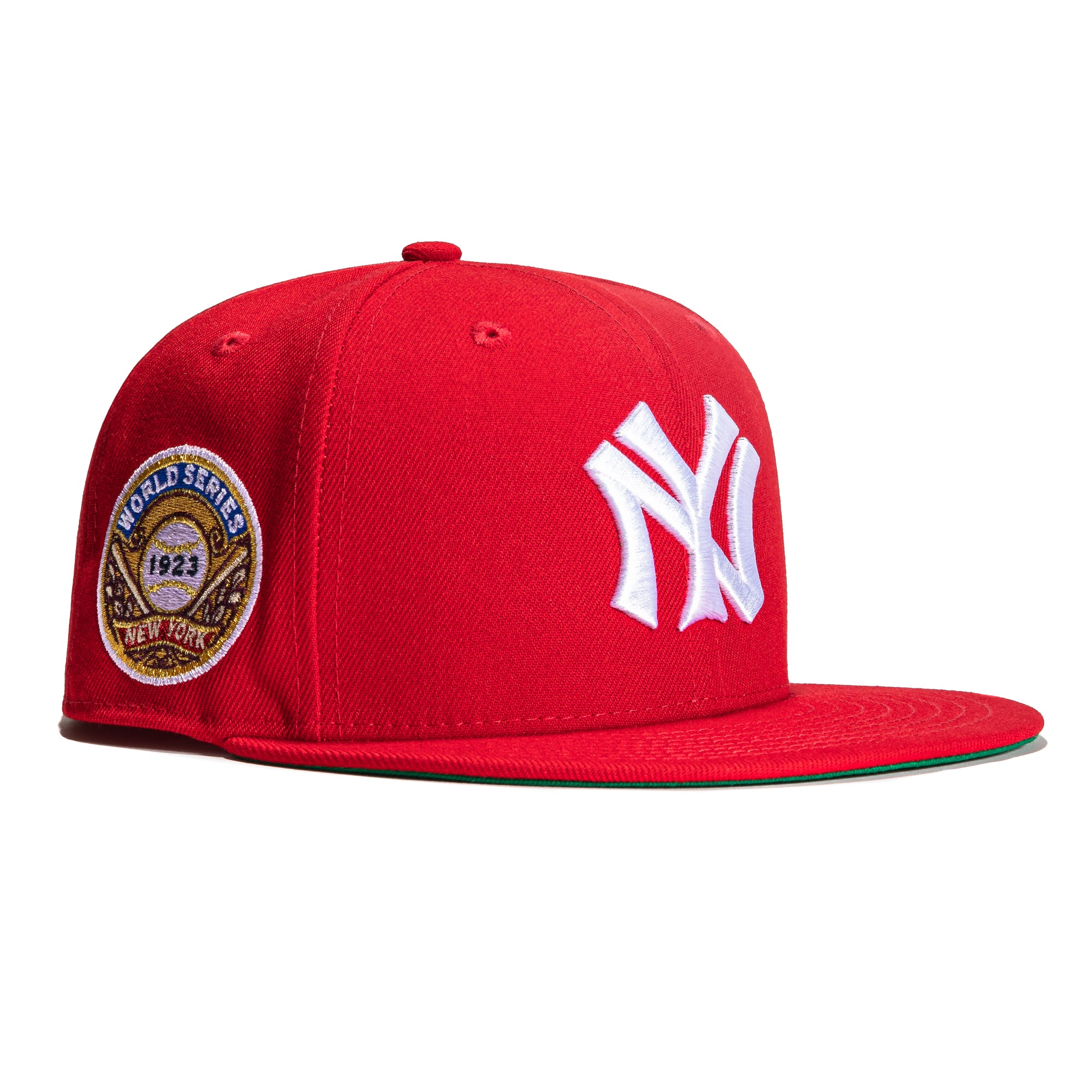 New Era 59Fifty New York Yankees 1923 World Series Patch Hat - Red, White