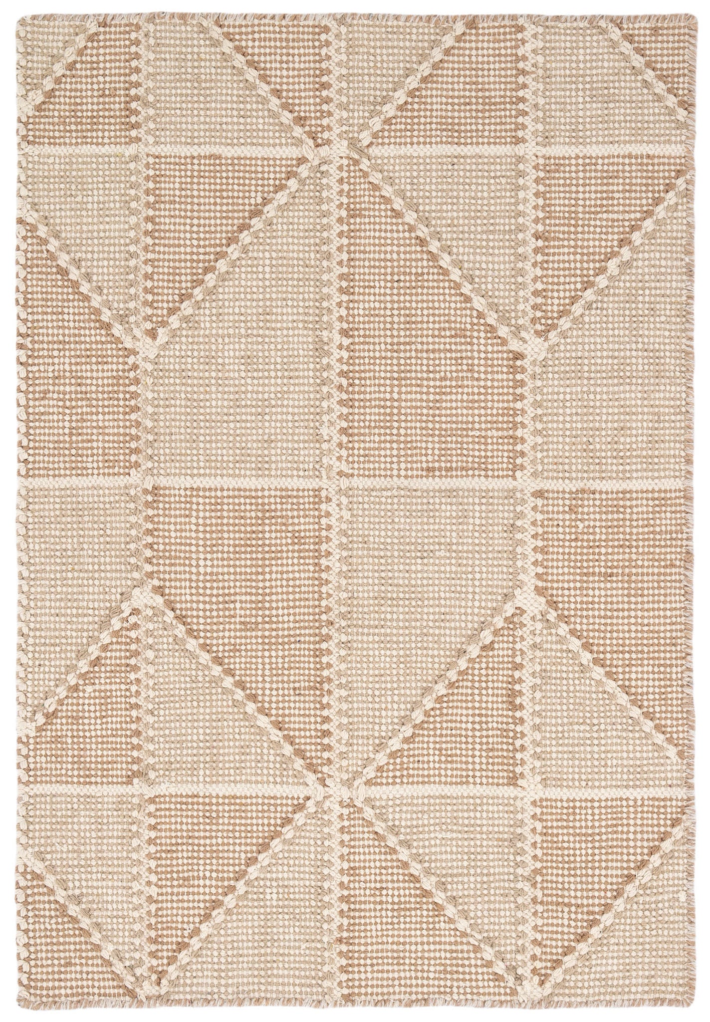 Ojai Wheat Hand Loom Knotted Cotton Rug