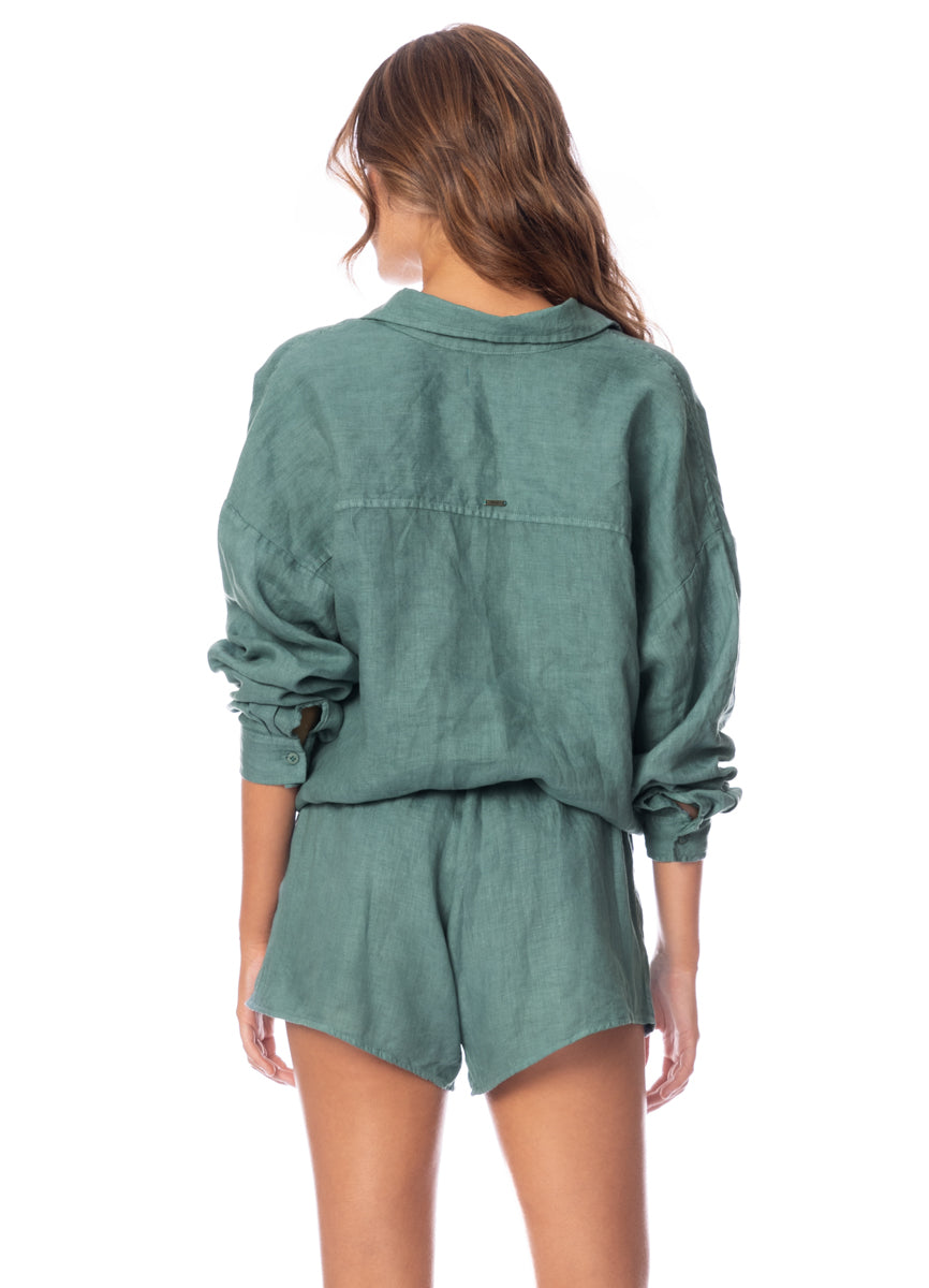 Maaji Eucalyptus Green Larissa Long Shirt