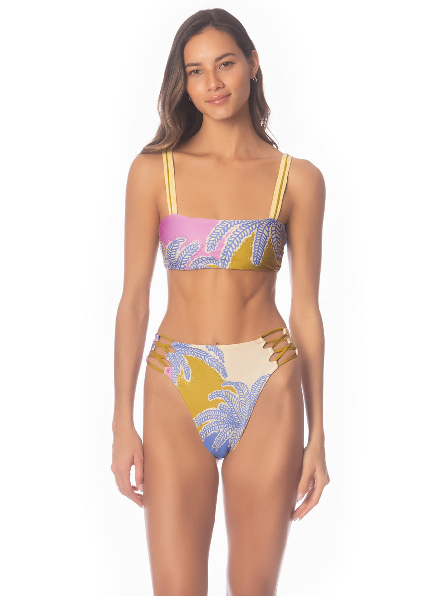 Maaji Periwinkle Palms Inessa Classic Bralette Bikini Top