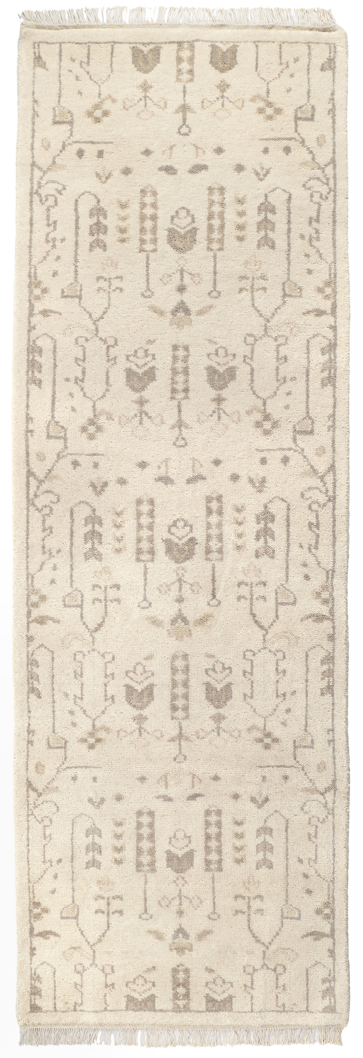 Dara Cream Hand Knotted Wool Rug