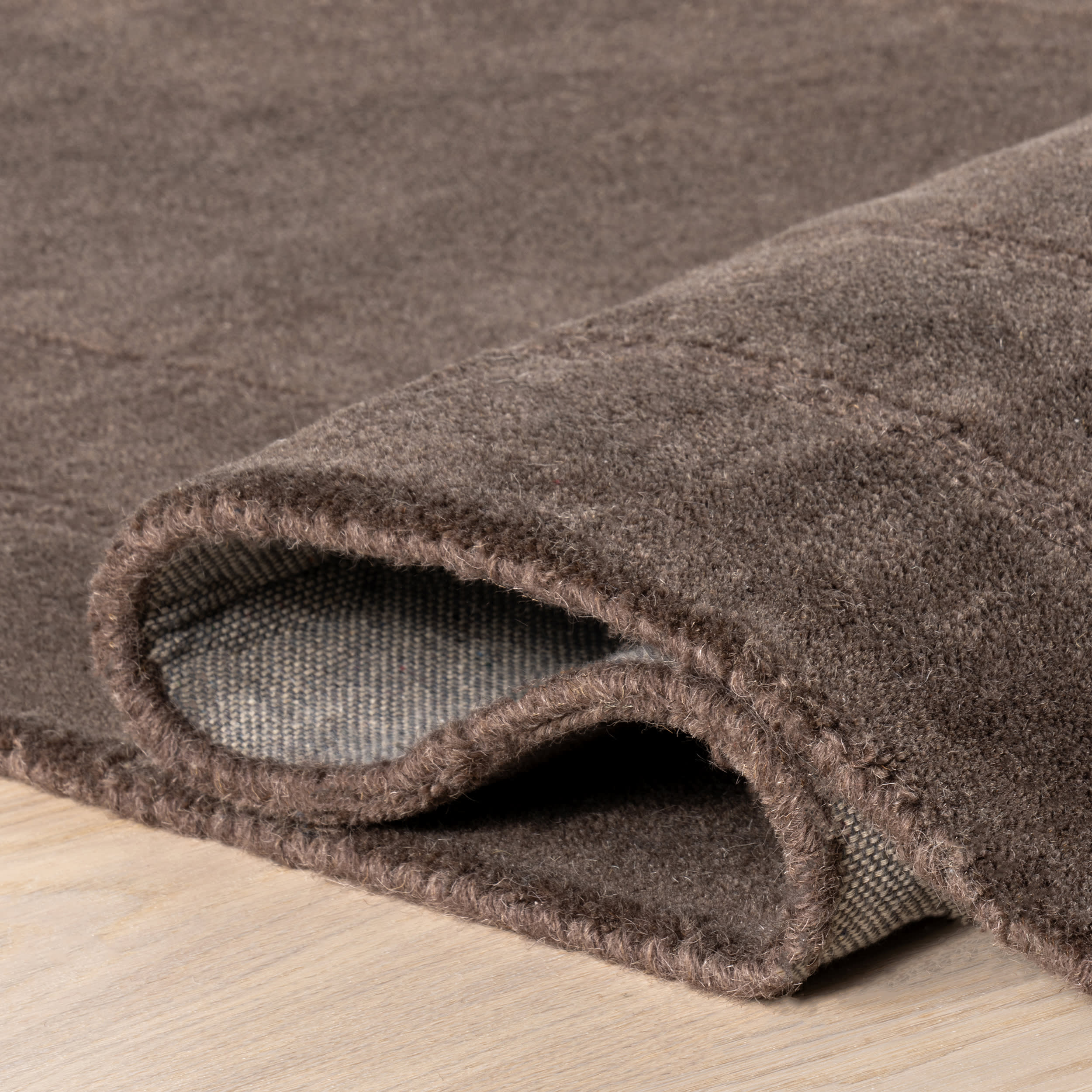 Canyon Abstract Wool Rug | Dark Brown