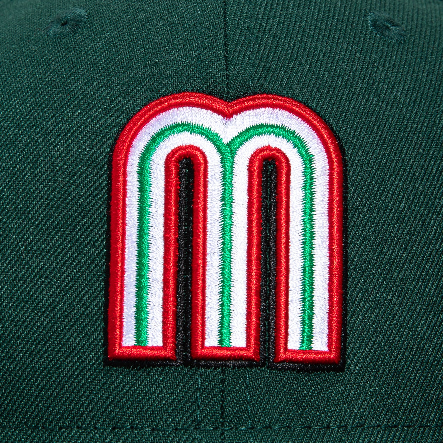 New Era 59Fifty Mexico World Baseball Classic Mexico Flag Patch Hat - Green