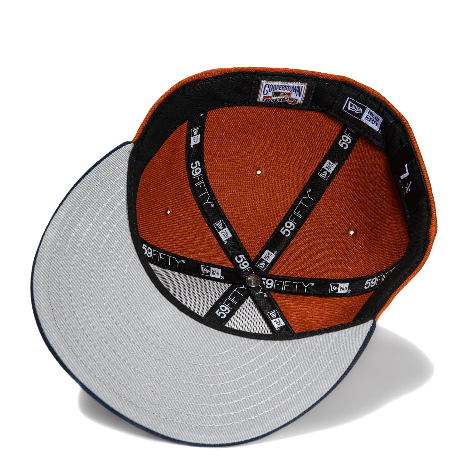 New Era 59Fifty San Francisco Giants Battle of the Bay Patch Logo Hat - Burnt Orange, Navy