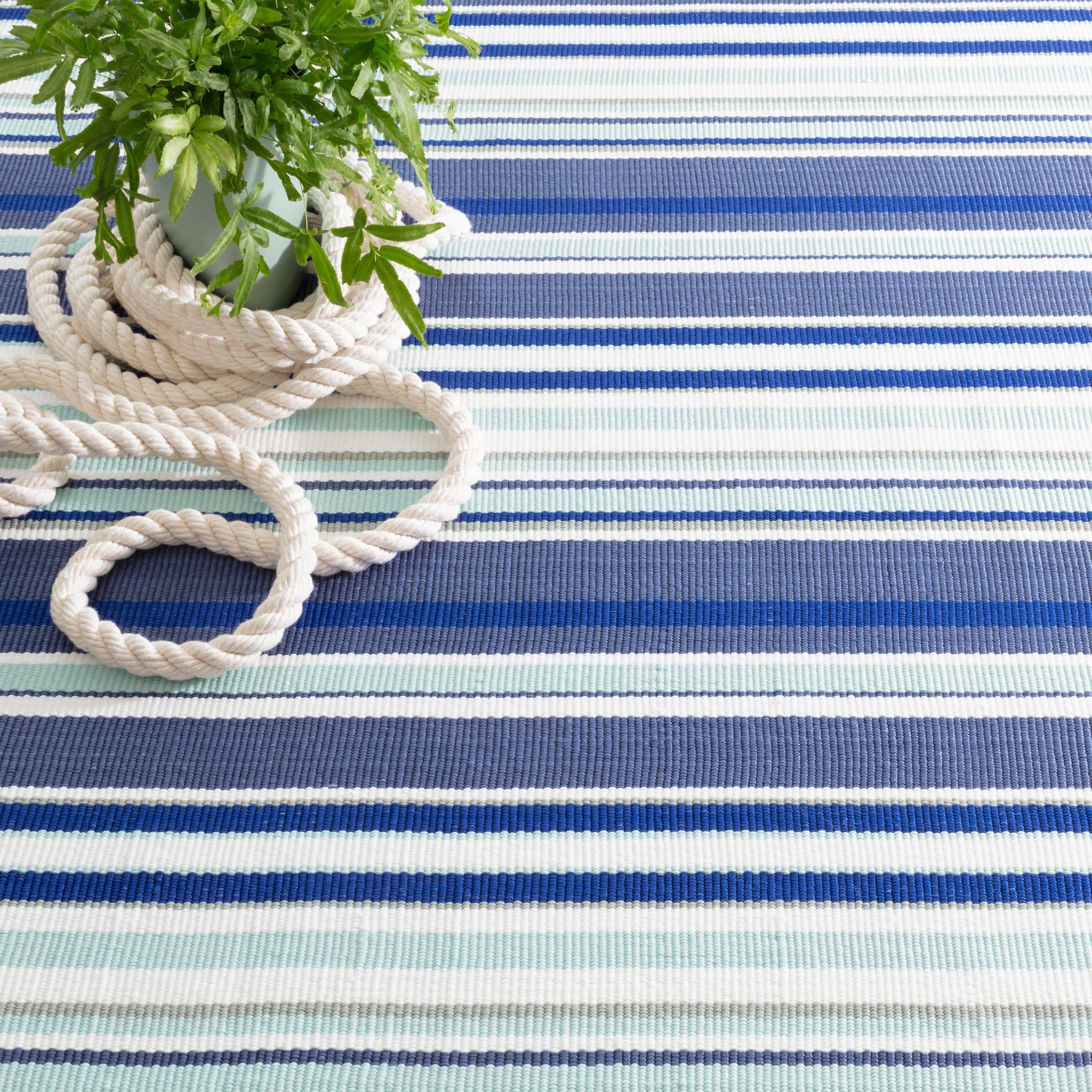 Skyler Stripe Handwoven Indoor/Outdoor Rug