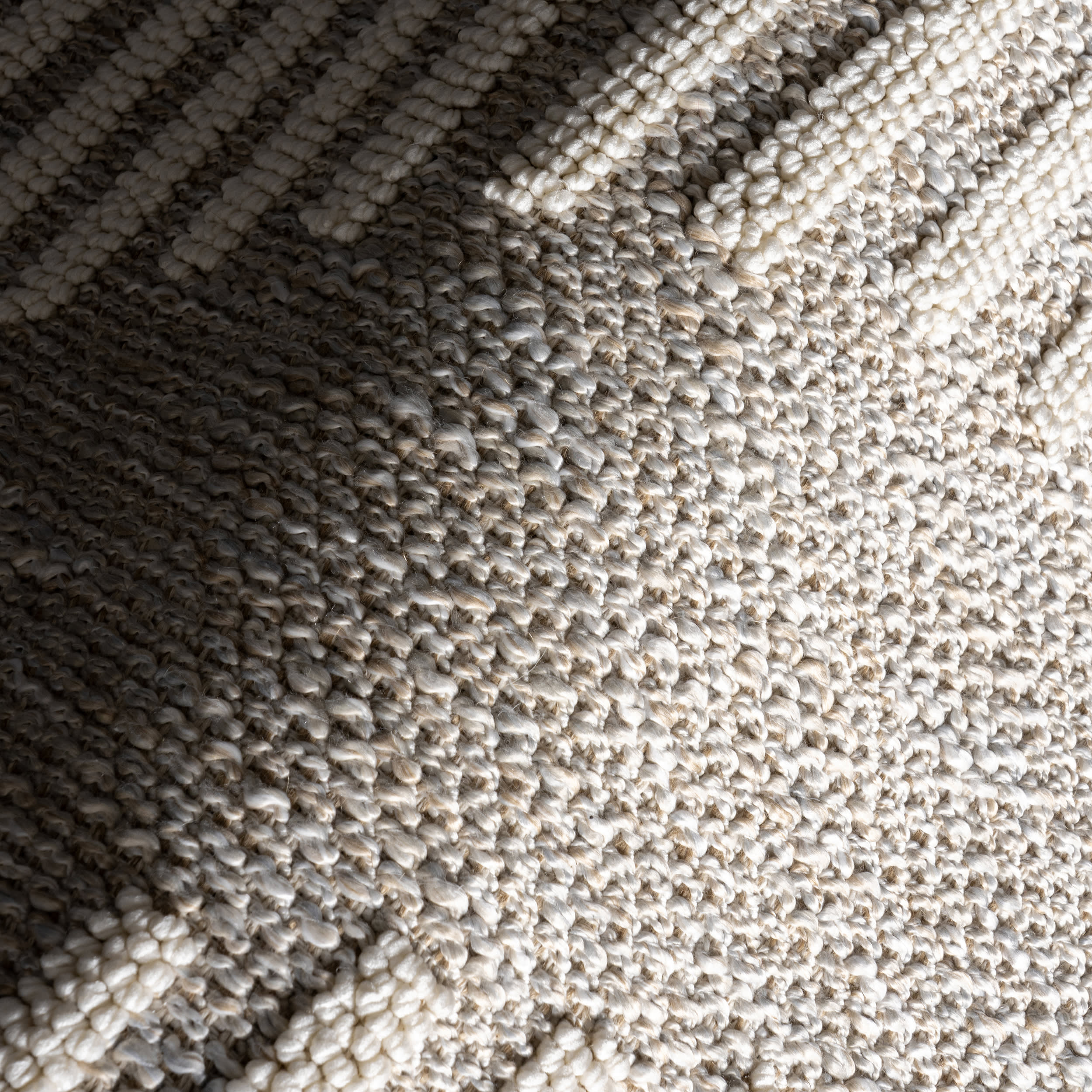 Allyson Hexagon Washable Rug | Beige