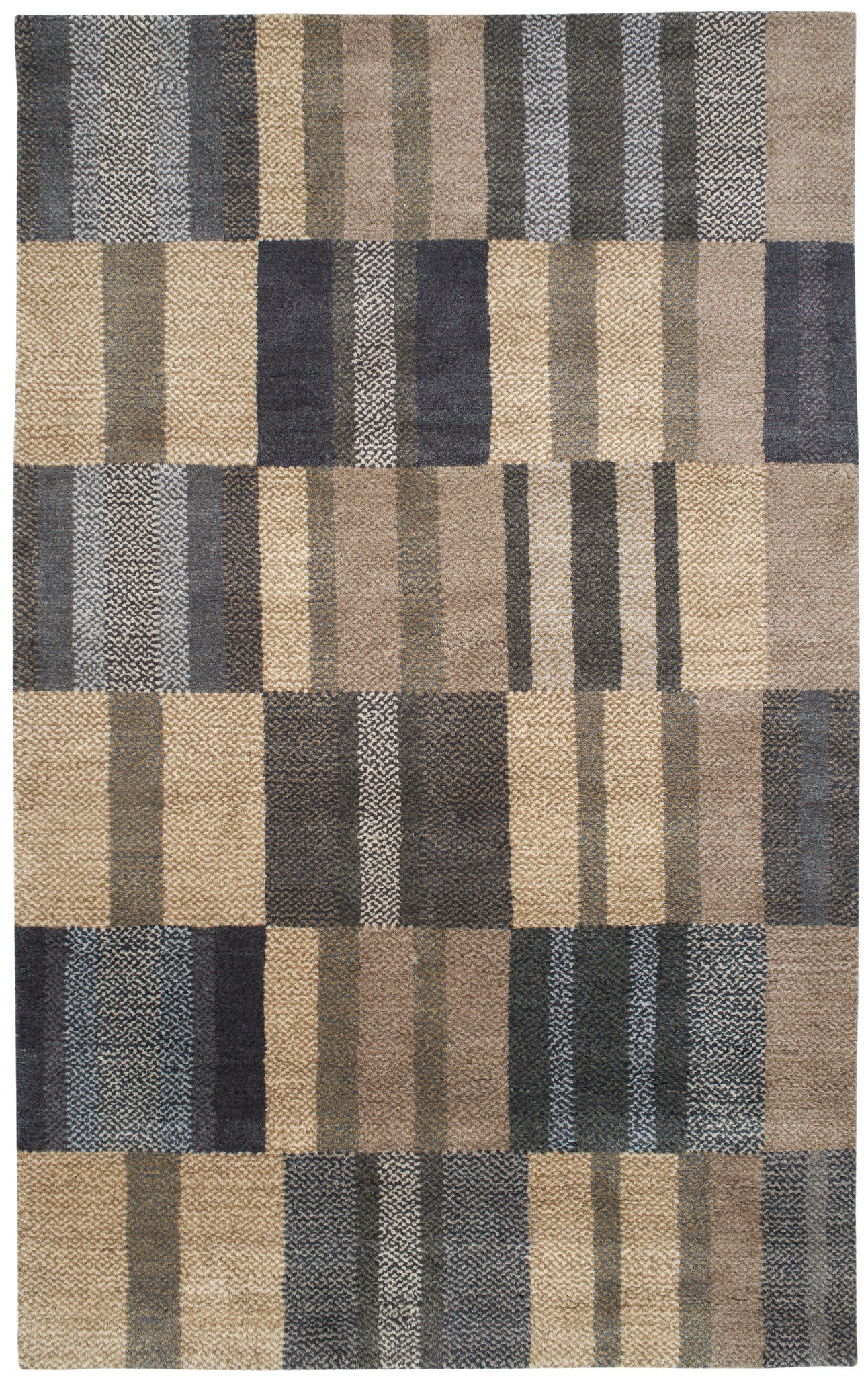 Fairhaven Natural Hand Loom Knotted Wool Rug