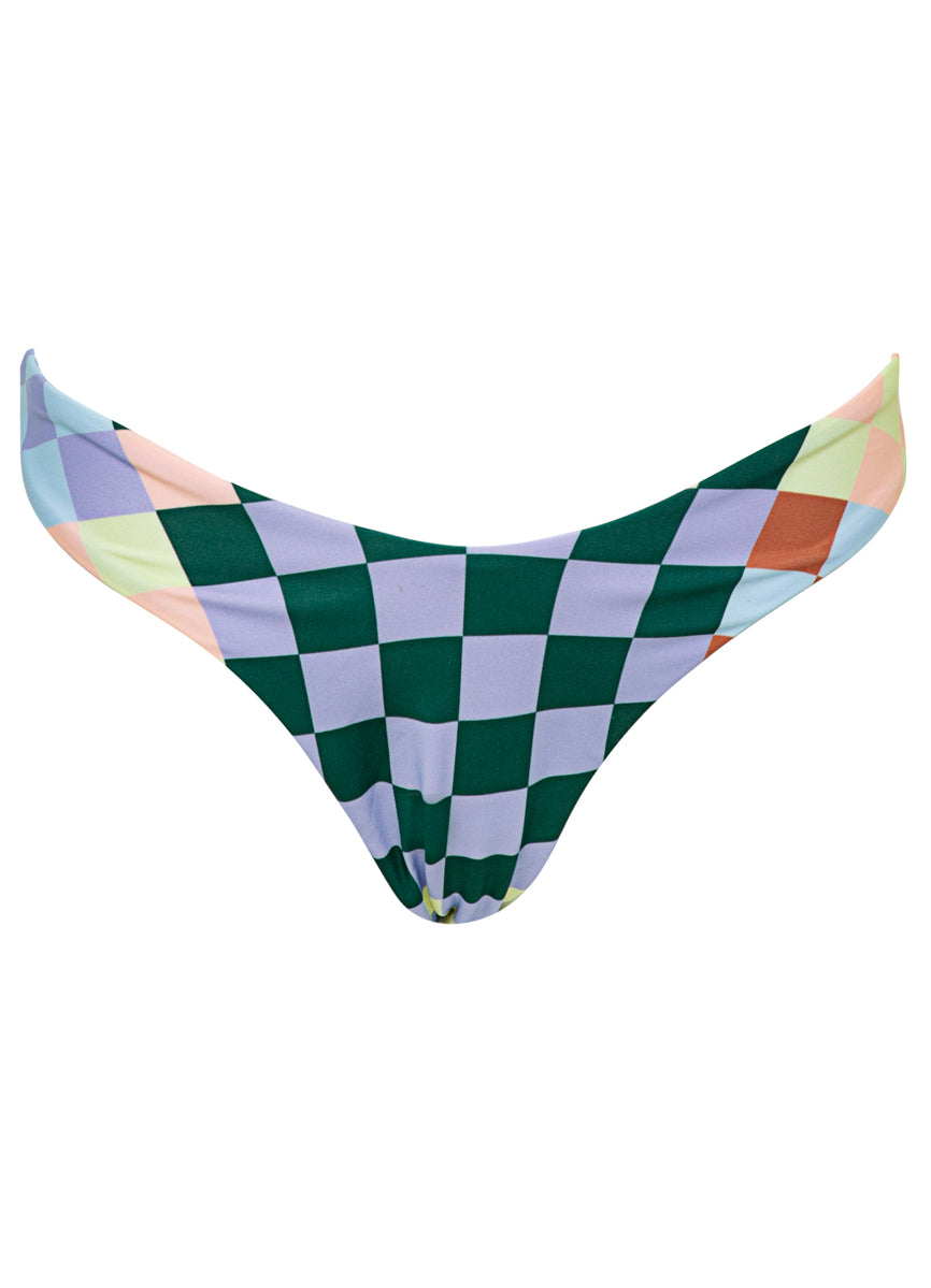 Maaji Chess Splendour Regular Rise Thin Side Bikini Bottom