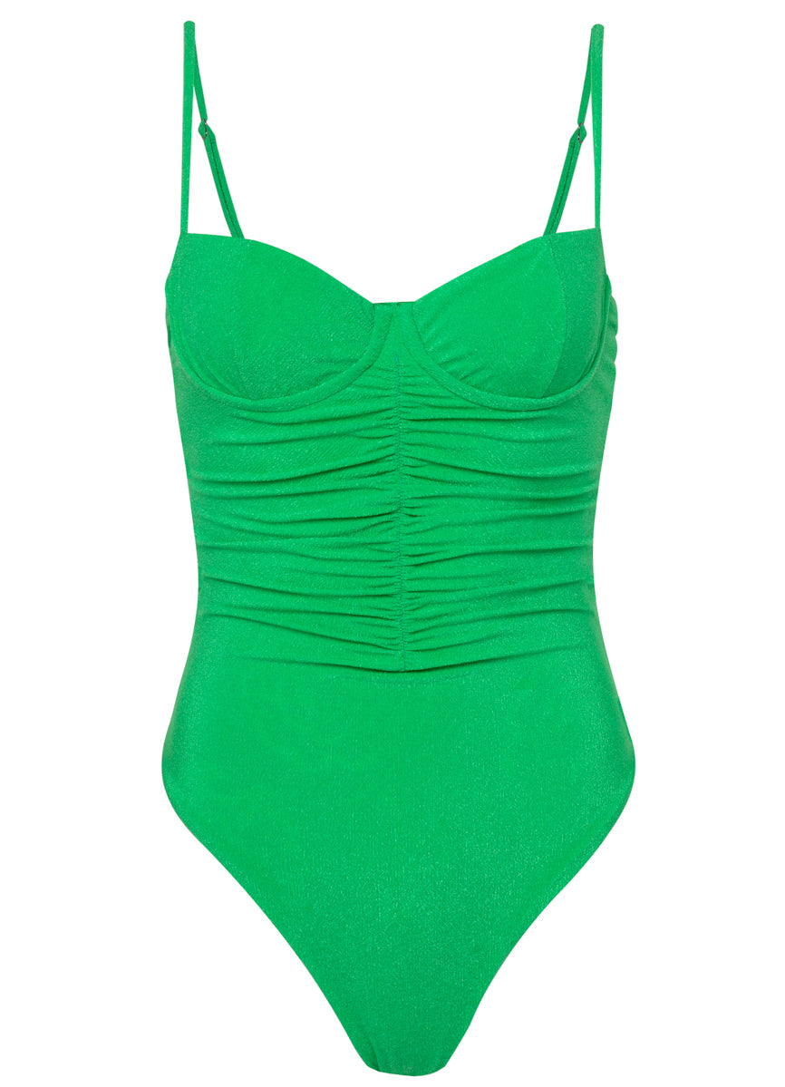 Maaji Parakeet Green Cuba Underwire One Piece