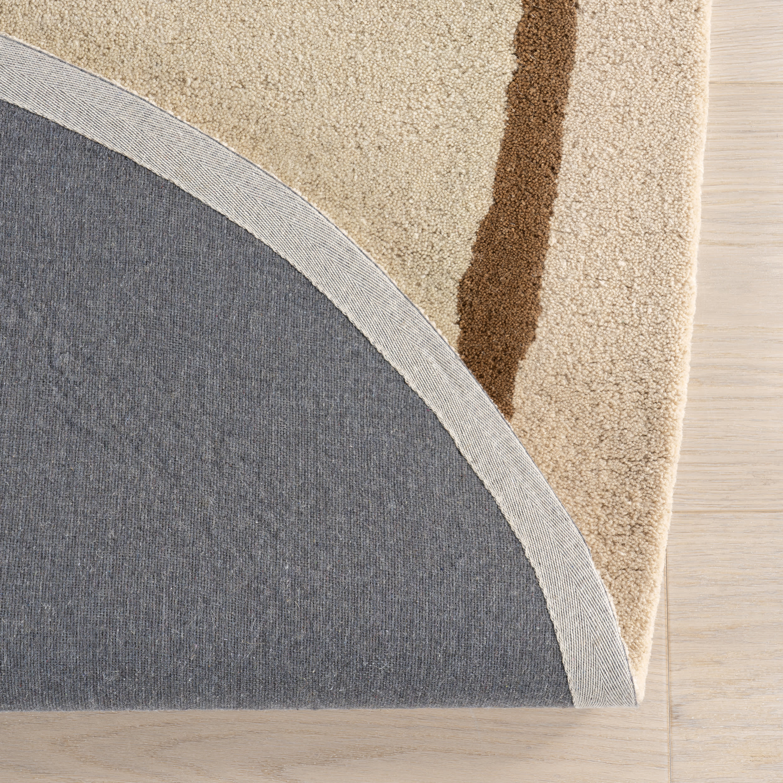 Greenwich Abstract Wool Rug | Beige