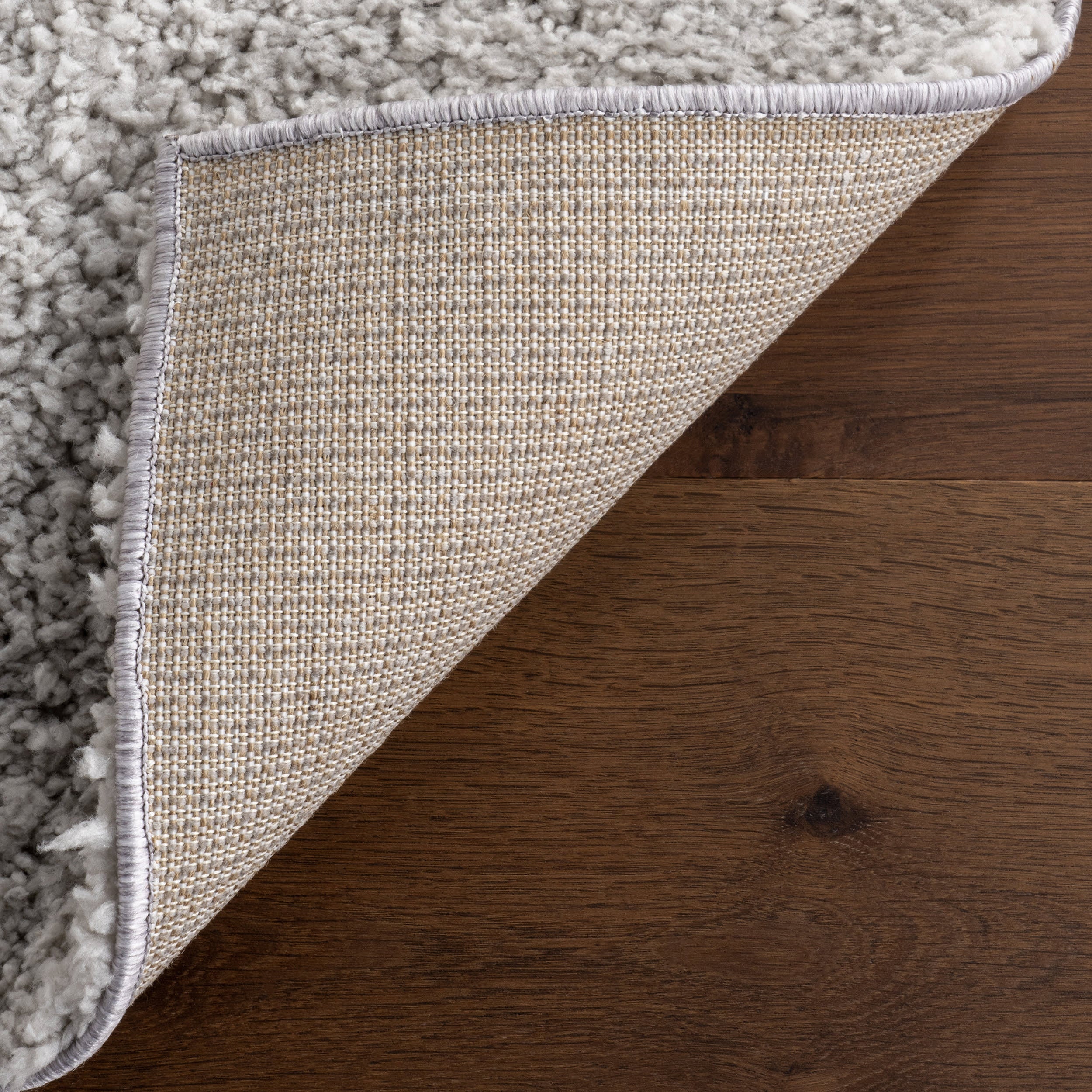 Alaya Solid Rug | Light Silver