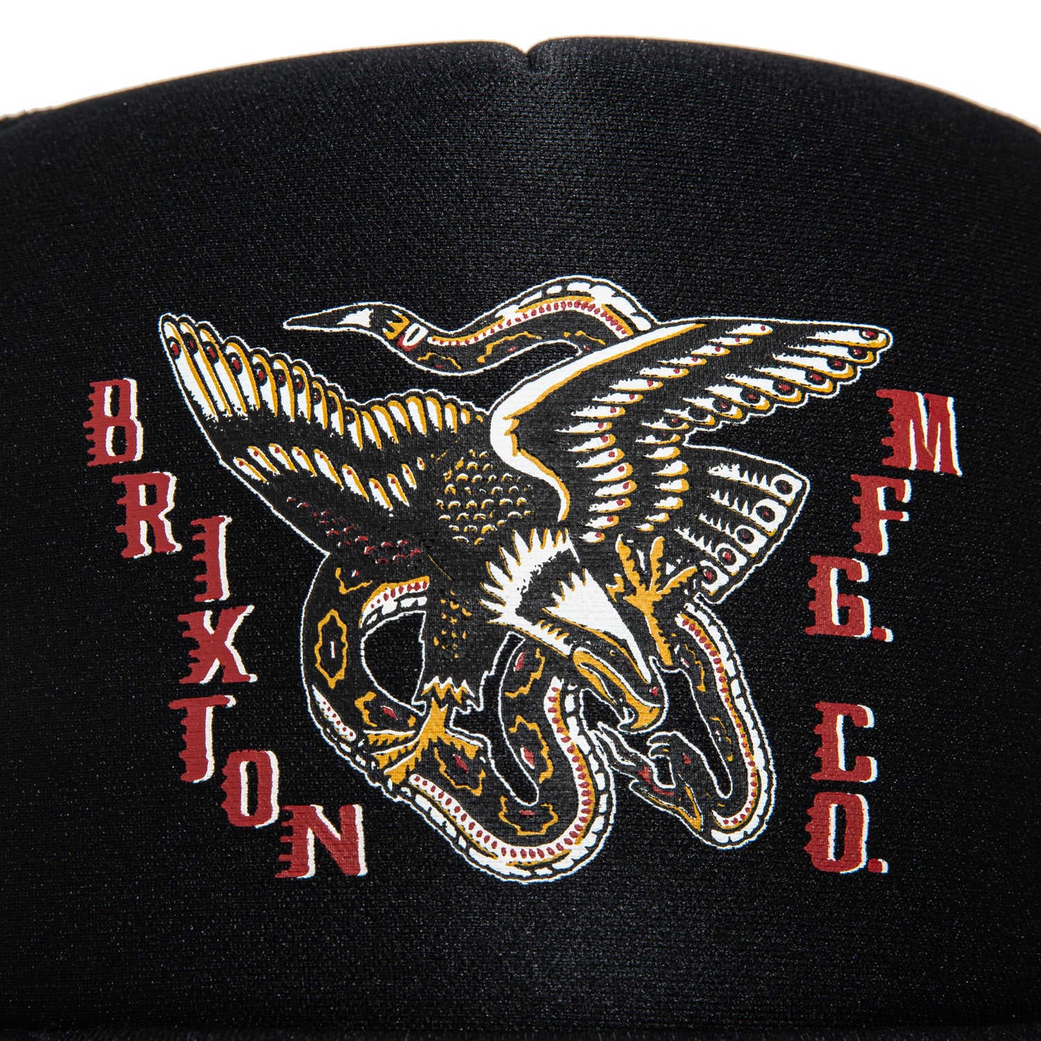 Brixton Battle Mesh Snapback Trucker Foam Hat - Black