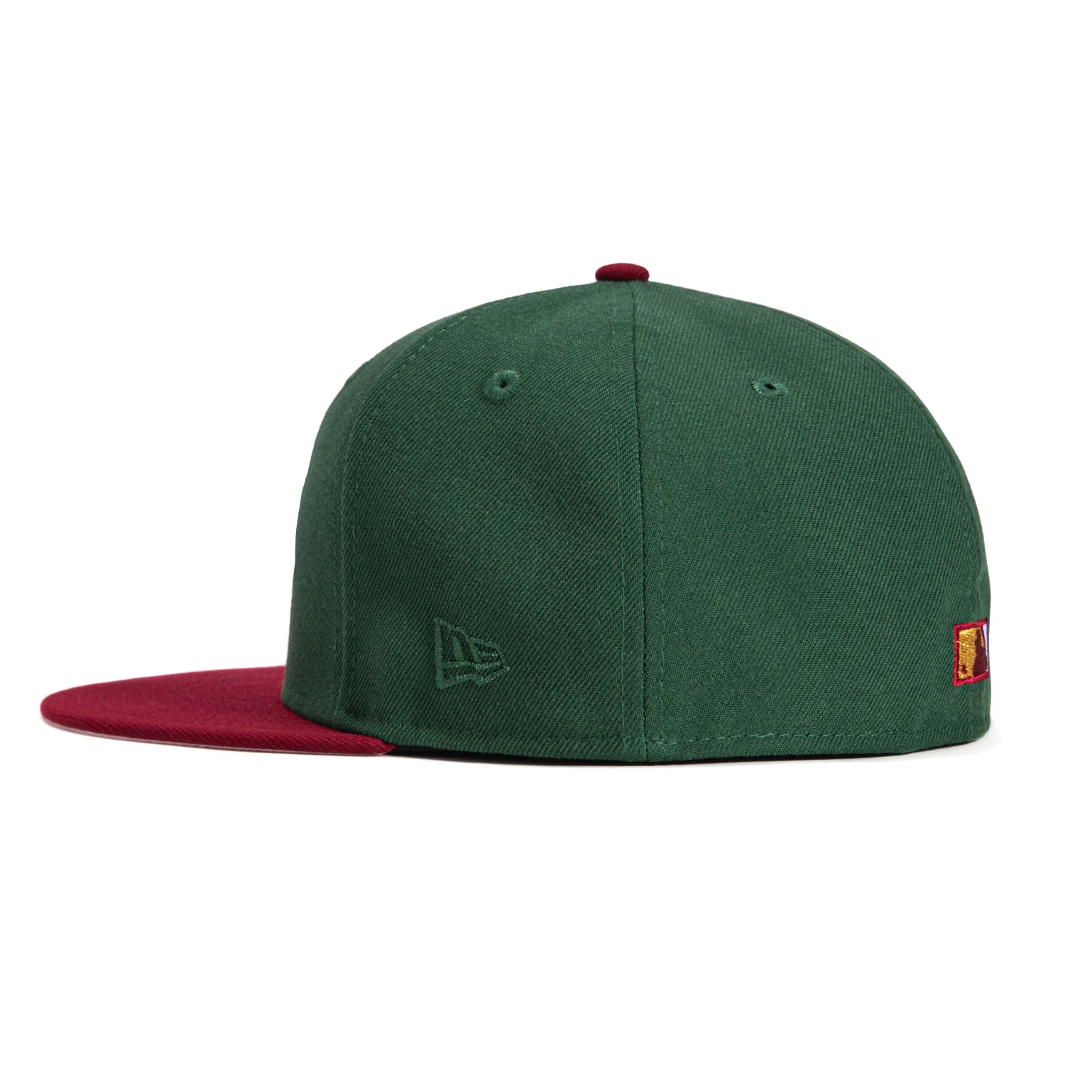 New Era 59Fifty Velvet Ham Baltimore Orioles 30th Anniversary Stadium Patch Alternate Hat - Green, Cardinal