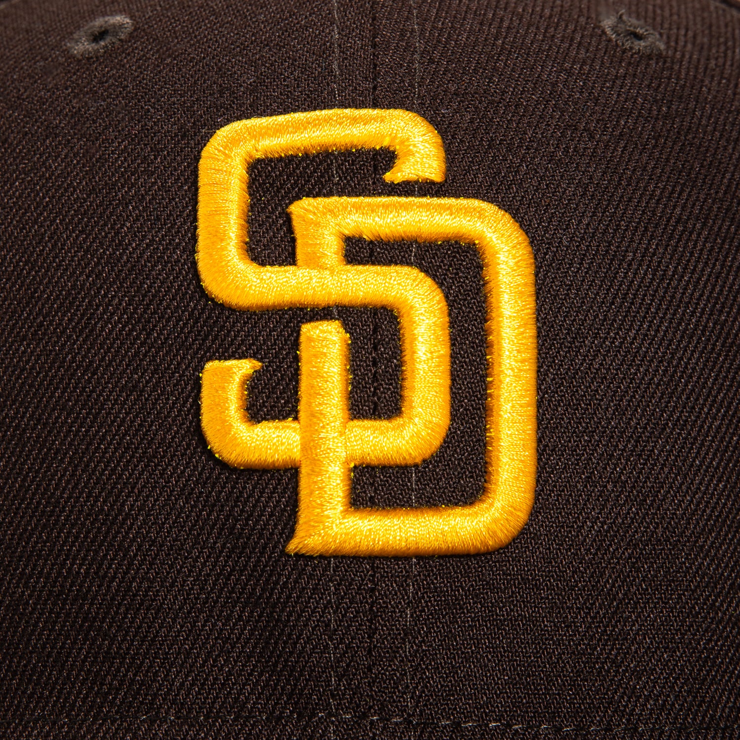 New Era 9Fifty MLB Basic San Diego Padres Snapback Game Hat - Brown