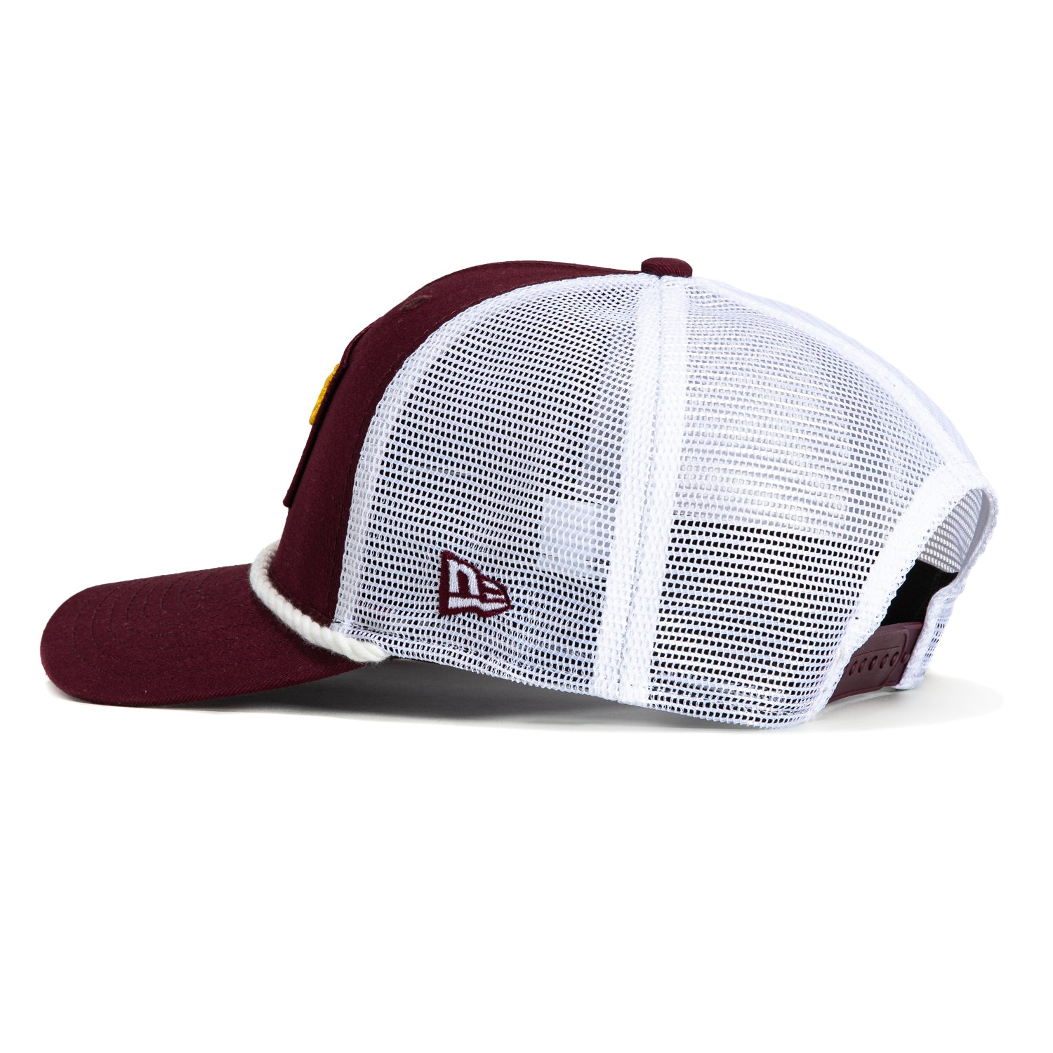 New Era 9Seventy Arizona State Sun Devils Patch Logo Trucker Stretch-Snap Hat - Maroon, White