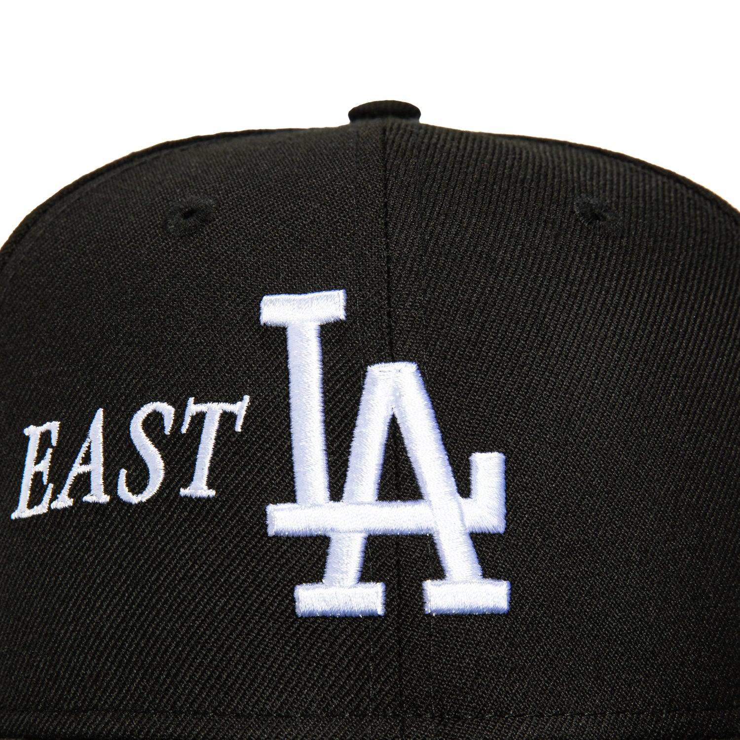 New Era 59Fifty Los Angeles Dodgers East LA Hat - Black, White