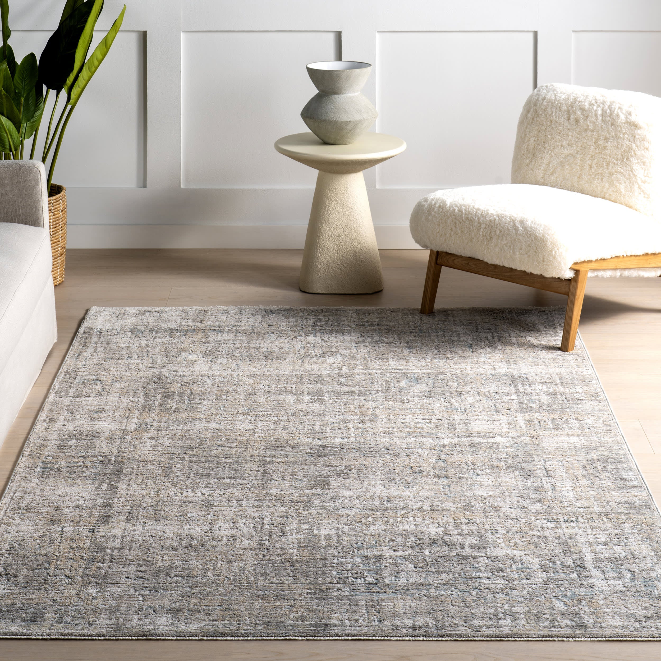 Emiliana Vintage Rug | Light Grey