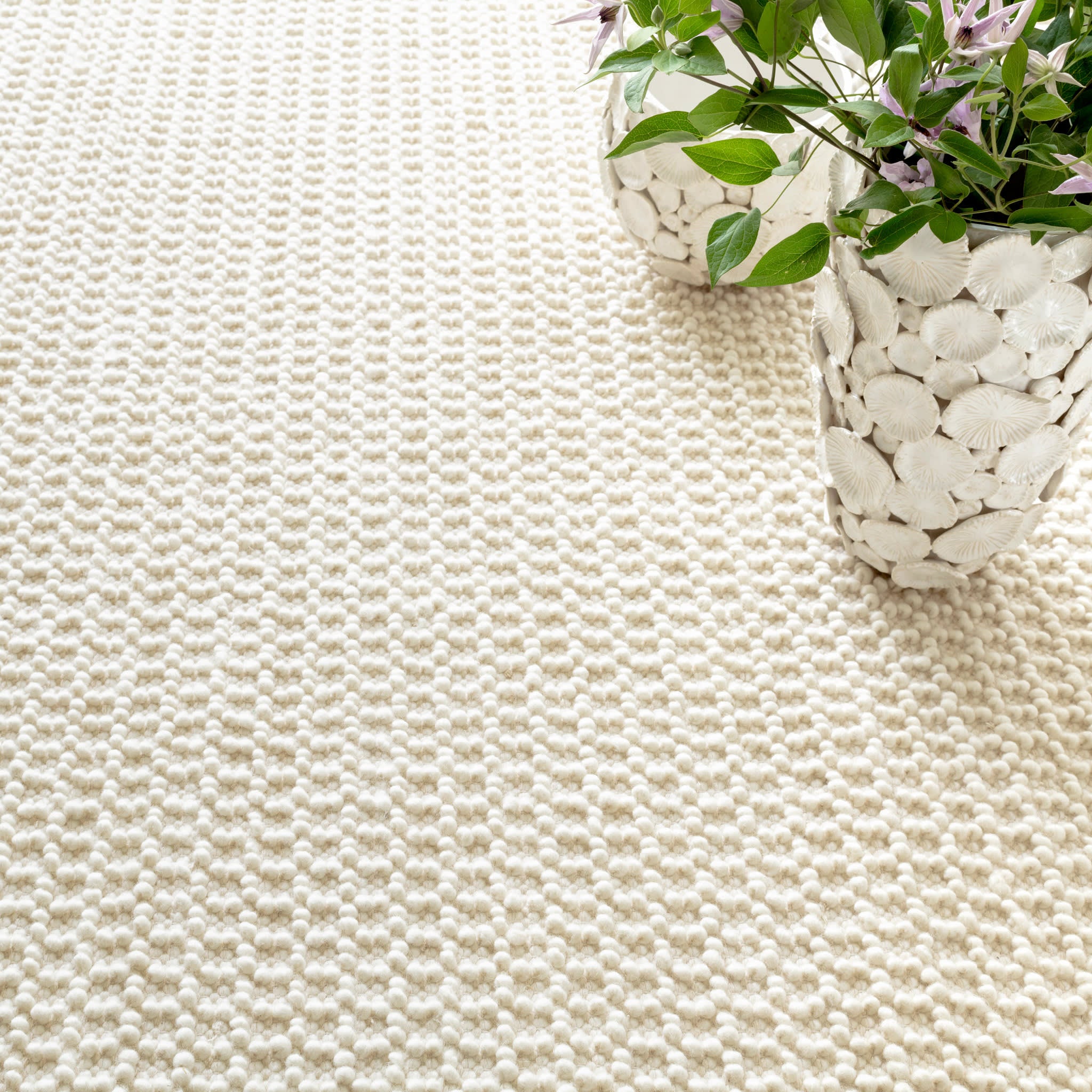 Hooper Ivory Handwoven Wool Rug