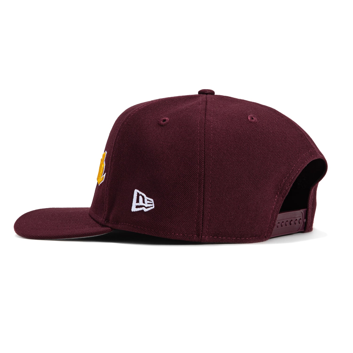 New Era 9Fifty A-Frame Arizona State Sun Devils Logo Patch Script Snapback Hat - Maroon